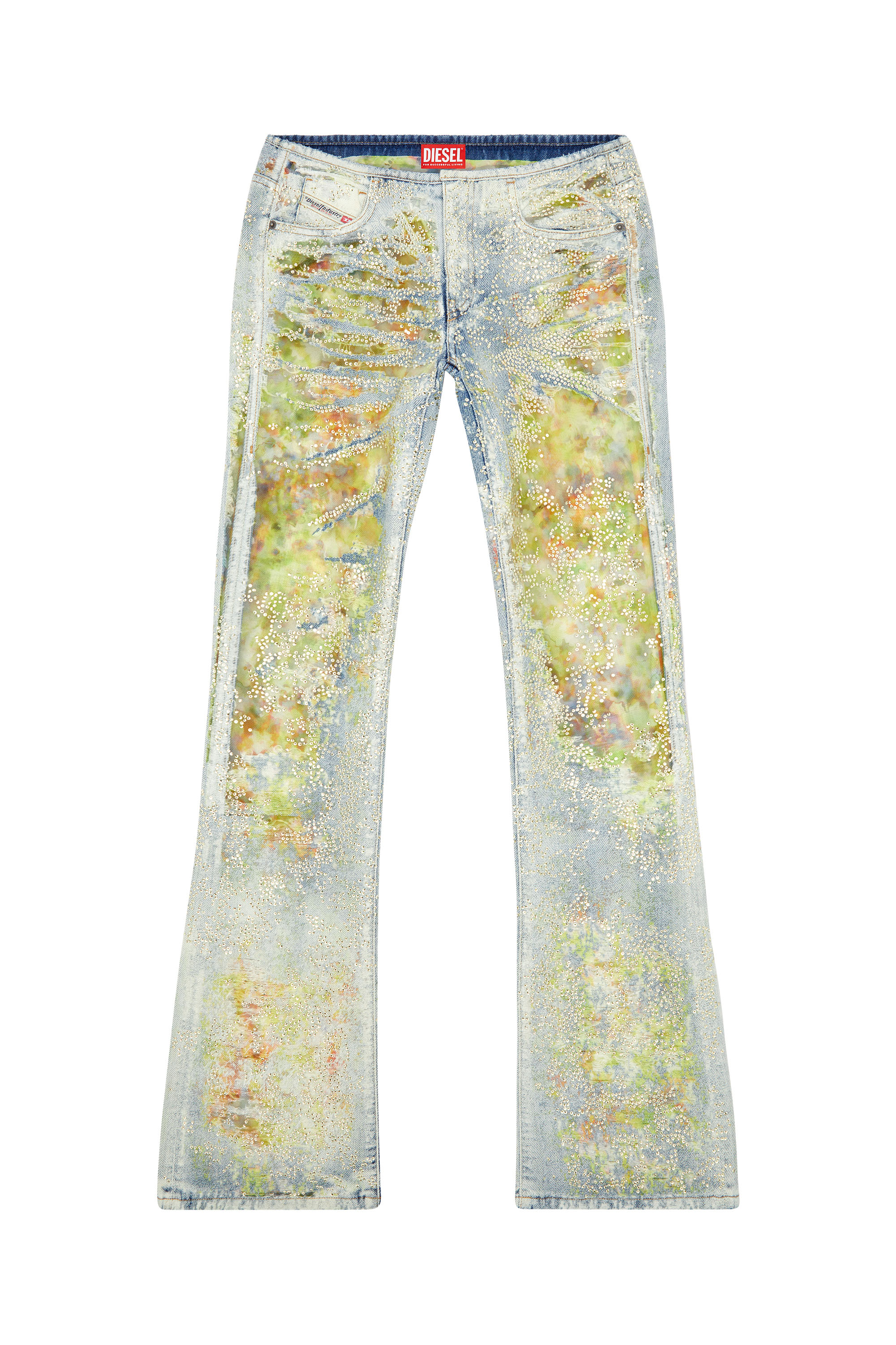 Women's Bootcut Flared Jeans | Light blue | Diesel D-Shark