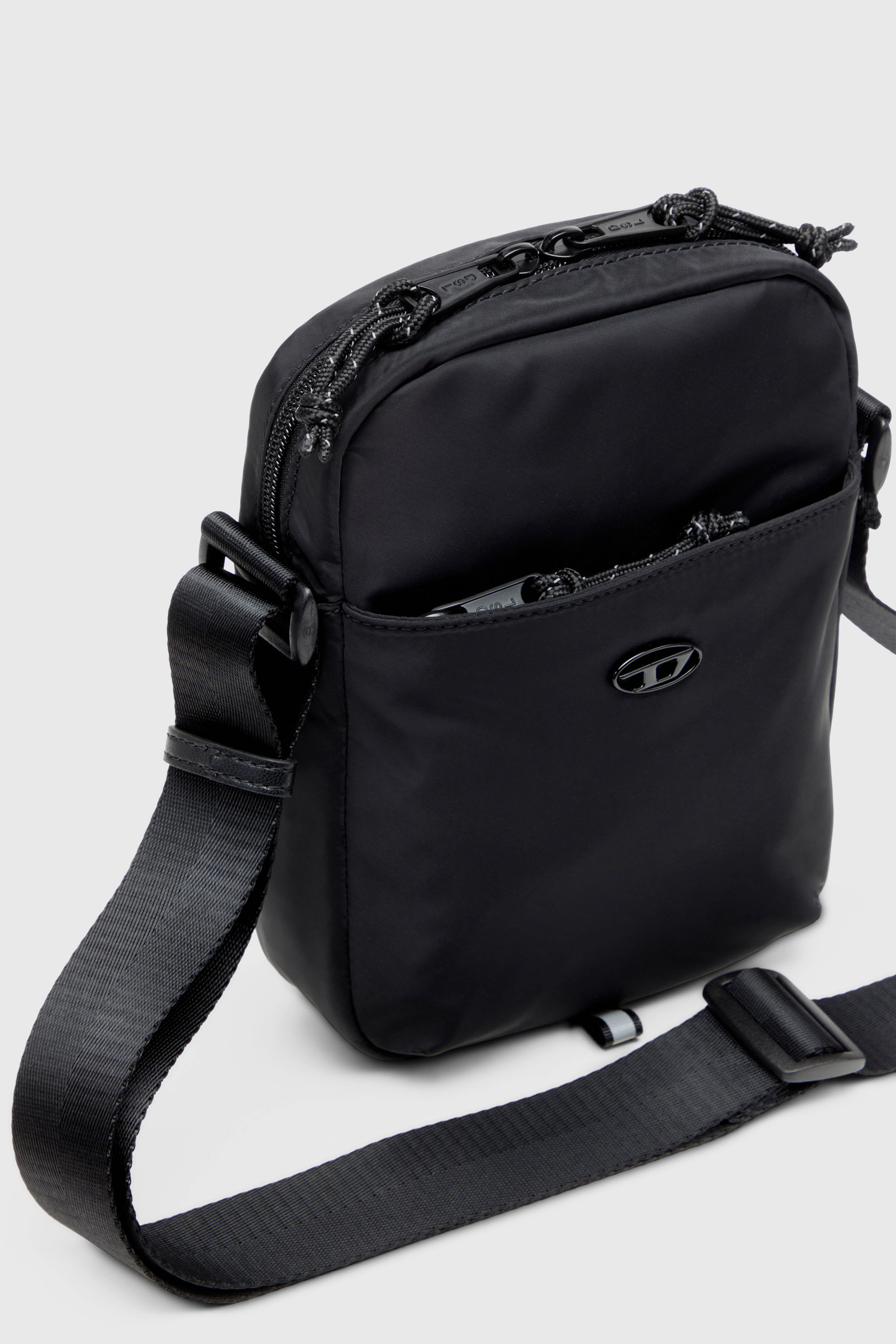 Diesel - D-PACK CROSSBODY X, D-Pack-Bandolera de tejido t&eacute;cnico Hombre in Negro - 5