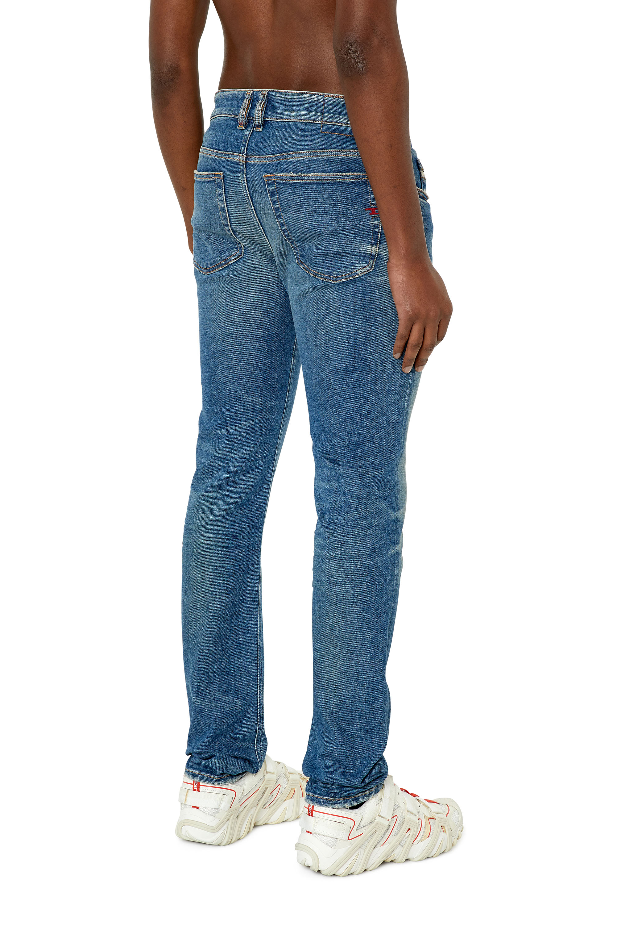 Diesel - Skinny Jeans 1979 Sleenker 09E88, Man's Skinny Jeans - 1979 Sleenker in Medium blue - 2