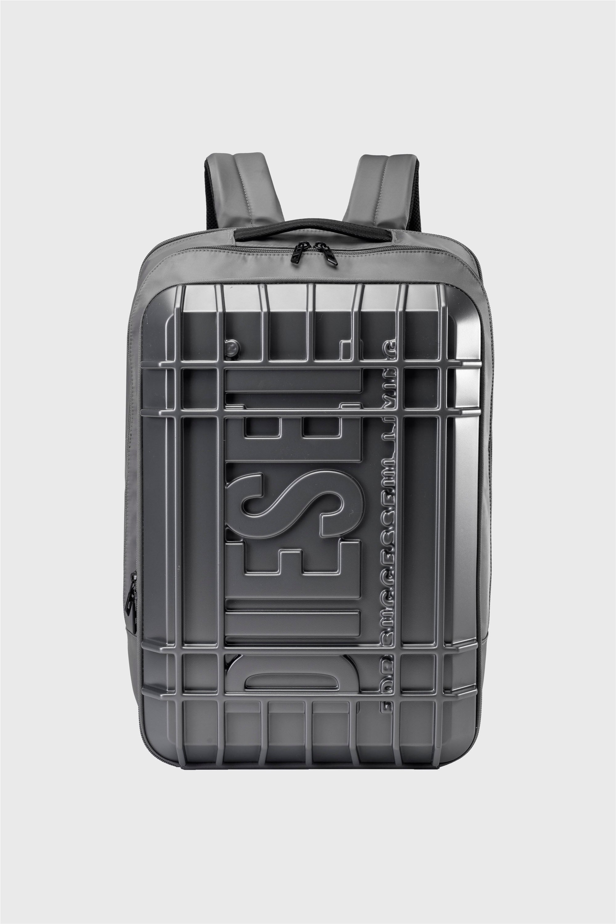 Diesel - DIESEL PC STRONG IMAGE BACKPACK- DSB005, Unisex's Rugged travel backpack in Dark Grey - 1