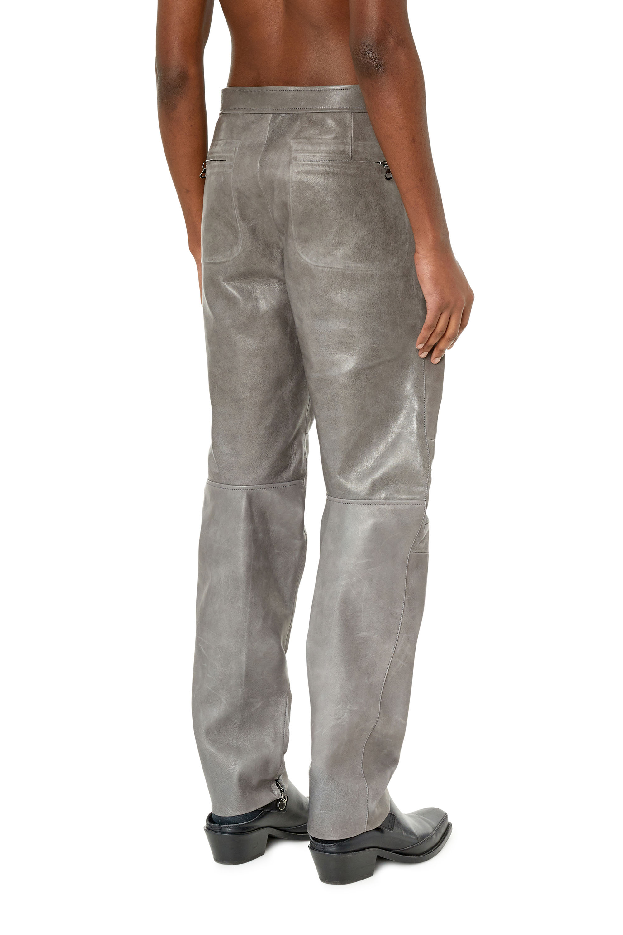 パンツ DIESEL 24AW DIESEL P-TATE TROUSERS Men's Carrot pants in cotton gabardine | Brown | Diesel