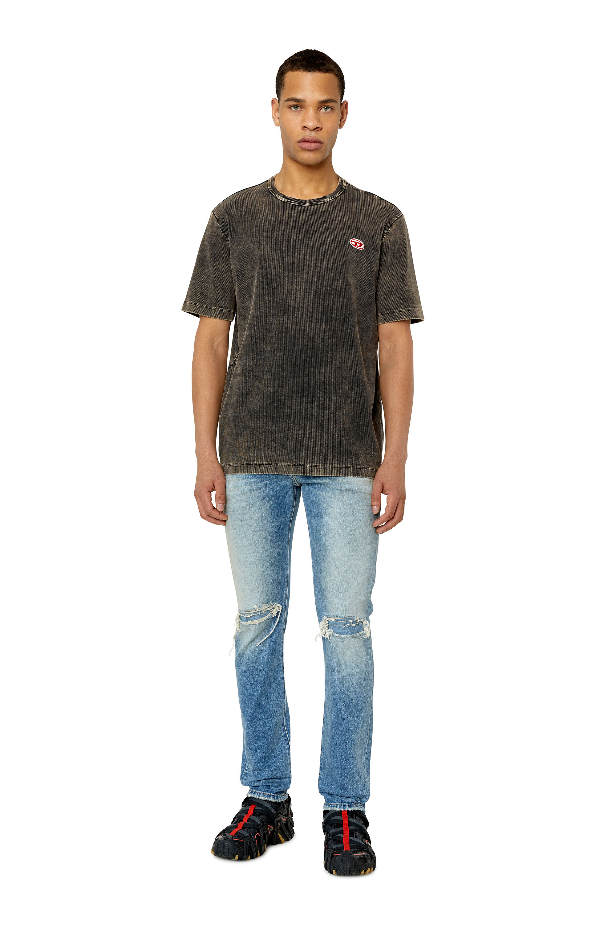 Diesel - Slim Jeans 2019 D-Strukt 007P3, Man's Slim Jeans - 2019 D-Strukt in Light Blue - 4
