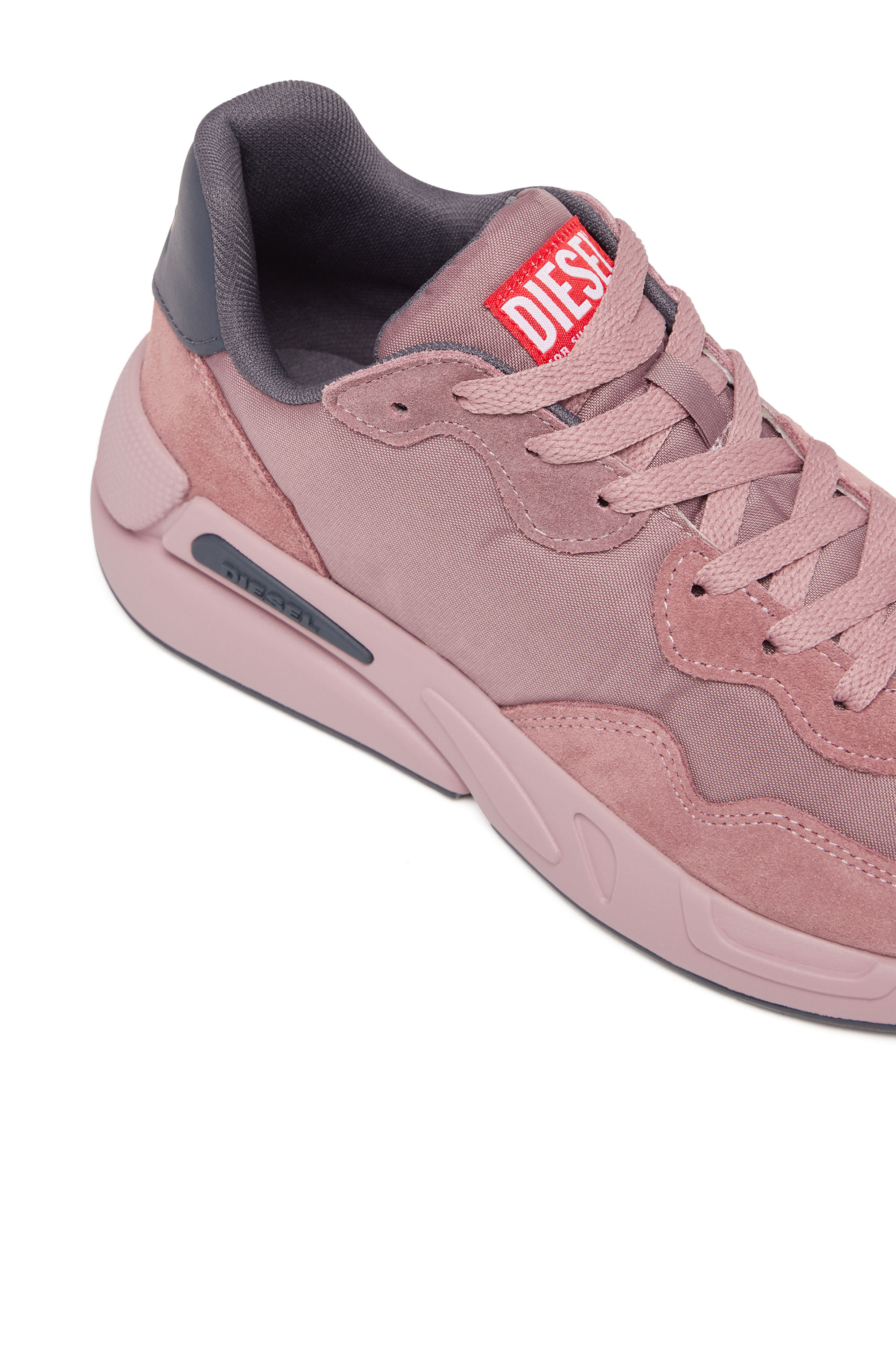 S-SERENDIPITY LIGHT W, Pink Diesel - S-SERENDIPITY LIGHT W, Woman's S-Serendipity Light W - Sneakers with contoured panels in Pink - 6