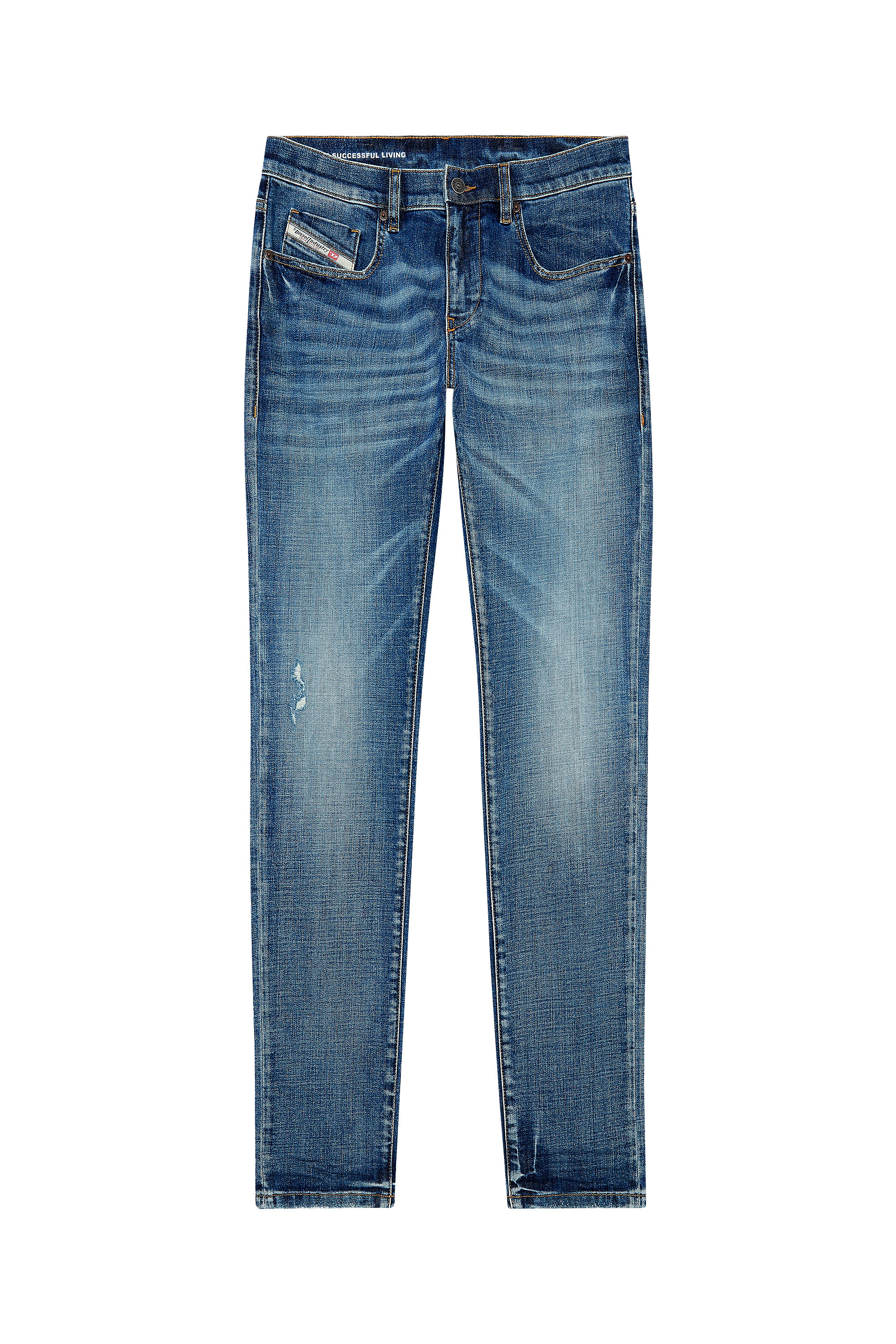 Diesel - Male's Slim Jeans 2019 D-Strukt 0DQAA, Dark Blue - 3
