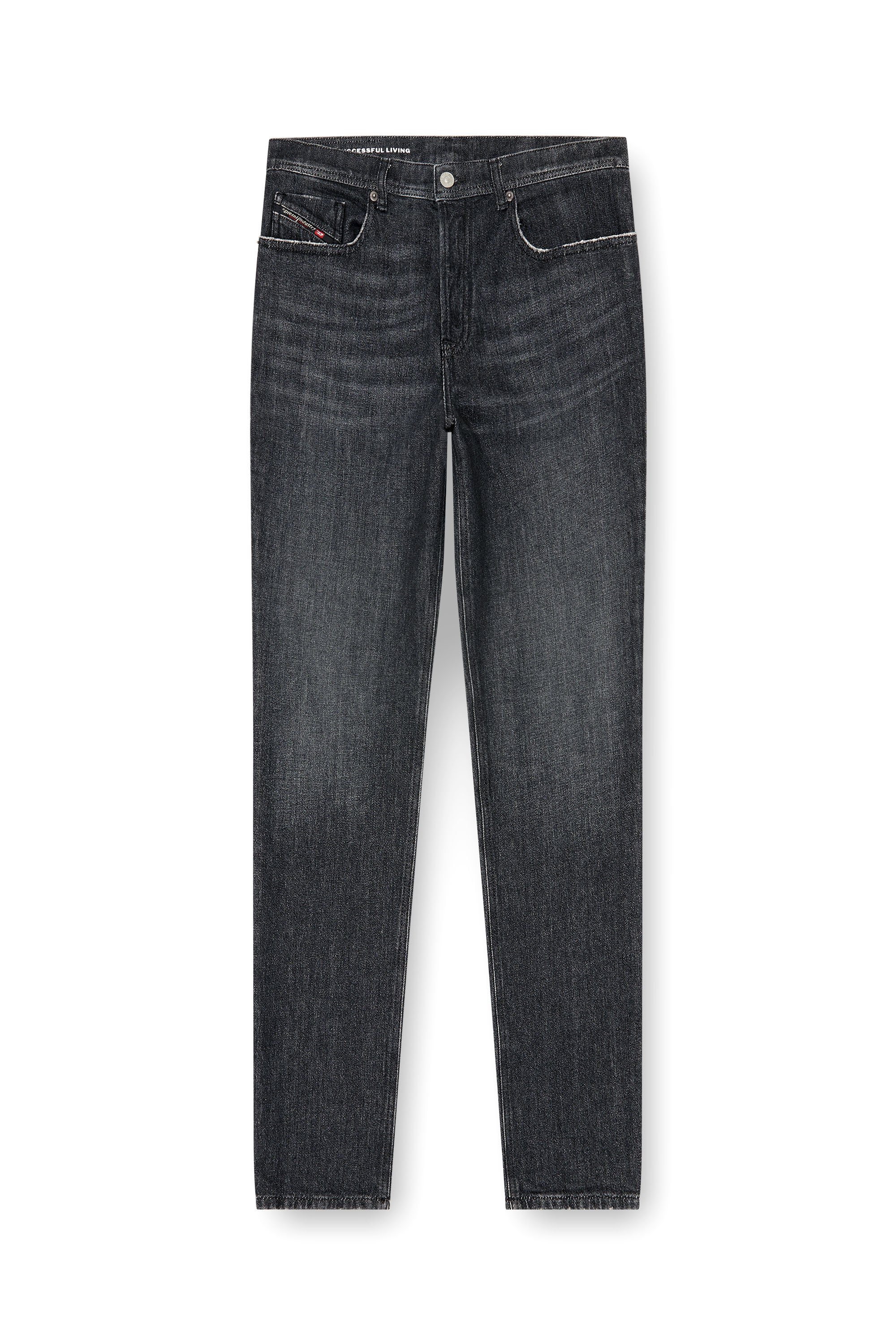 Diesel - Man's Regular Jeans 2023 D-Finitive 09P79, Black/Dark grey - 3