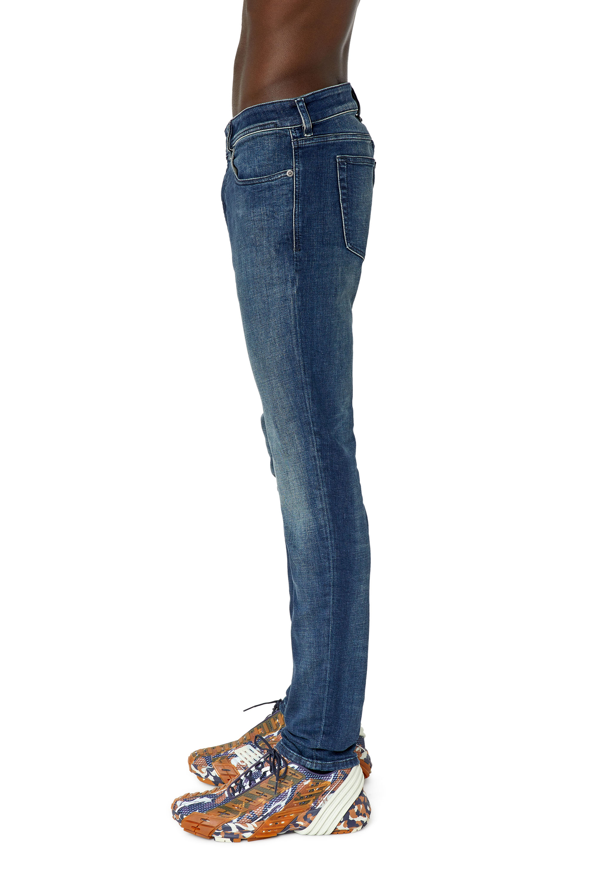 Diesel - Man's Skinny Jeans 1979 Sleenker 09F58, Dark Blue - 4