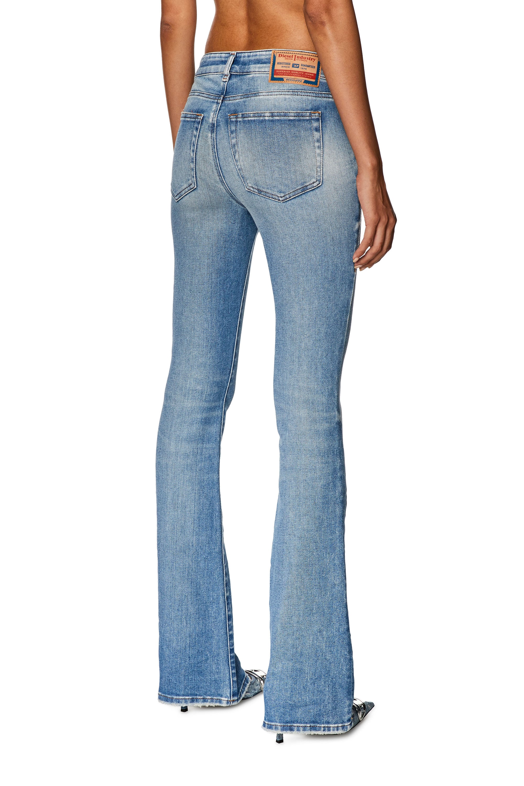 Women's Bootcut and Flare Jeans | Low 1969 D-Ebbey | Light Blue