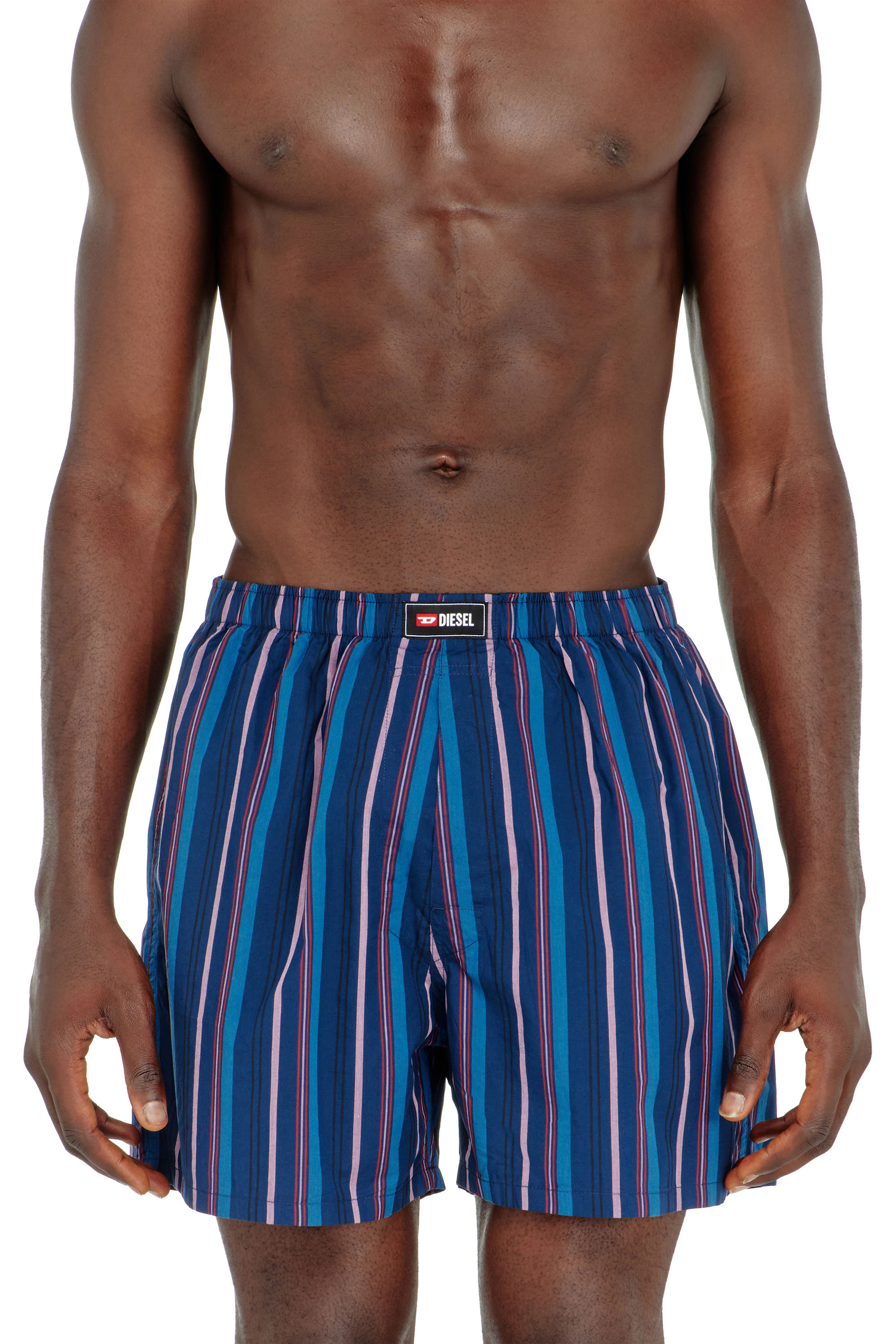 Diesel - RYAN-D-CORE-3PACK, Man's 3-pack cotton boxers solid stripe floral in null - 3