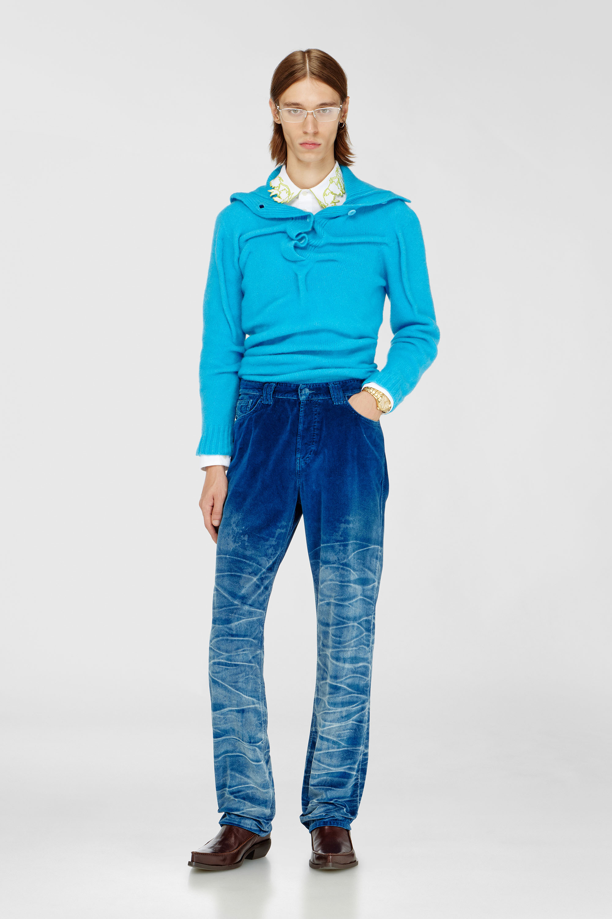 Diesel - Male's Regular Jeans 1991 D-Voeed 003PF, Dark Blue - 1
