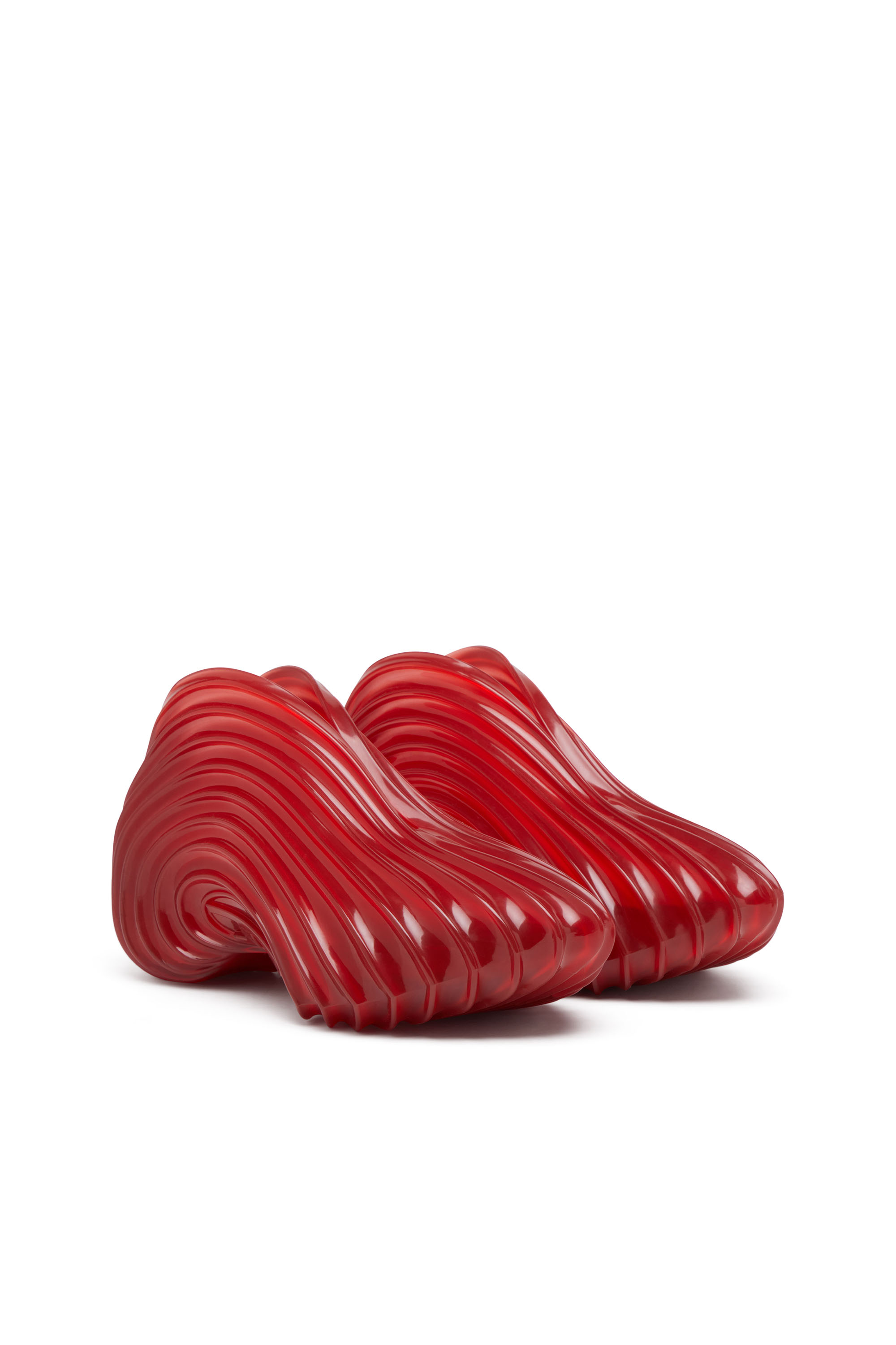 Diesel - MELISSA QUANTUM SNEAKERS X, Unisex's Slip-on sneaker in Melflex® in Red - 3