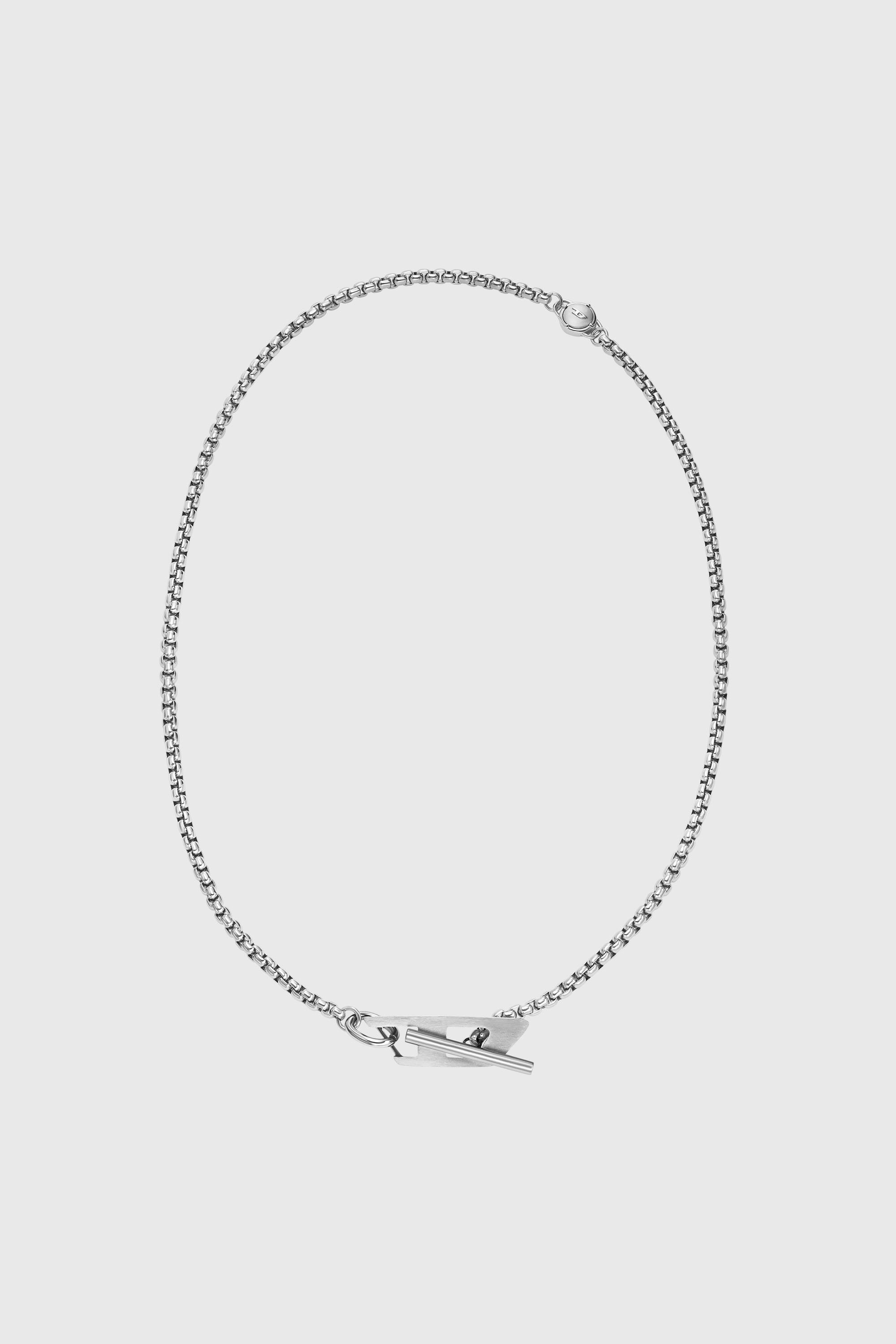 Diesel - DX1477, Collier cha&icirc;ne en acier inoxydable Mixte in Gris argent&eacute; - 1