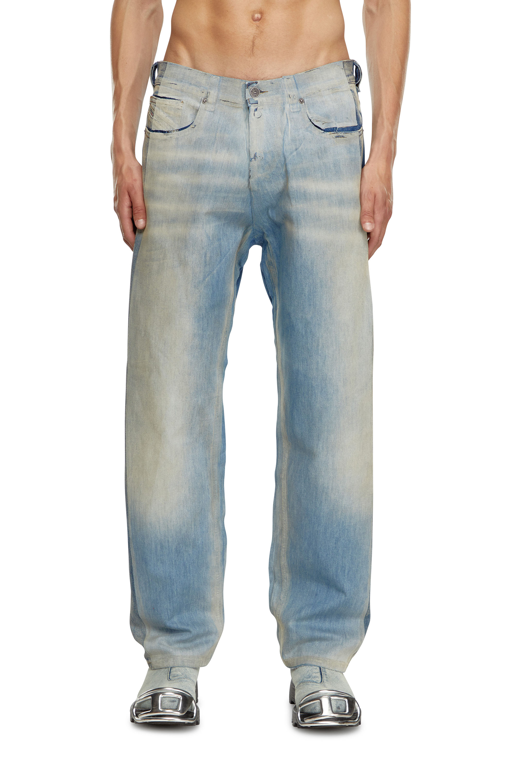 Diesel - Male's Regular Jeans 2024 D-Macs 09K22, Medium Blue - 1