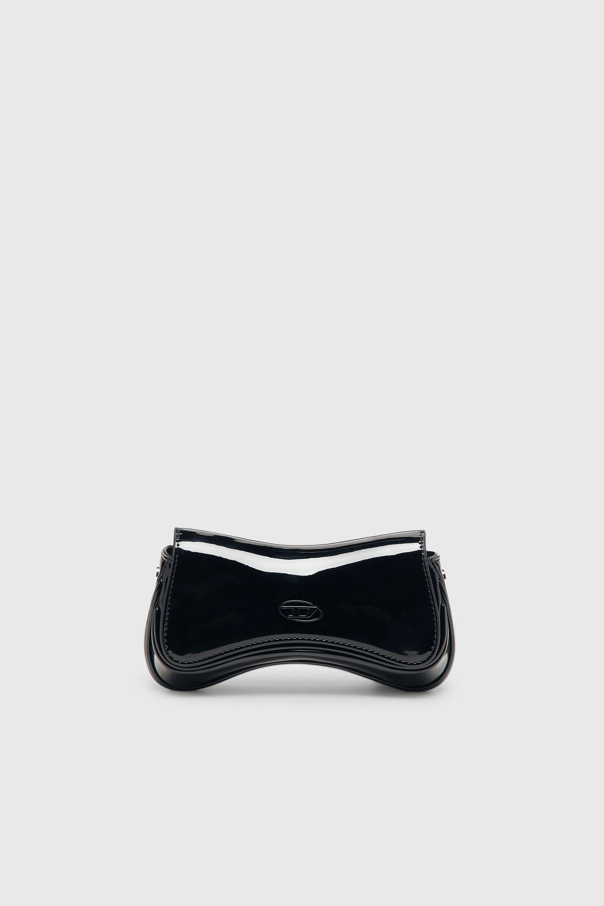 Diesel - PLAY CROSSBODY XS, Play-Petit sac bandouli&egrave;re glossy Femme in Noir - 1