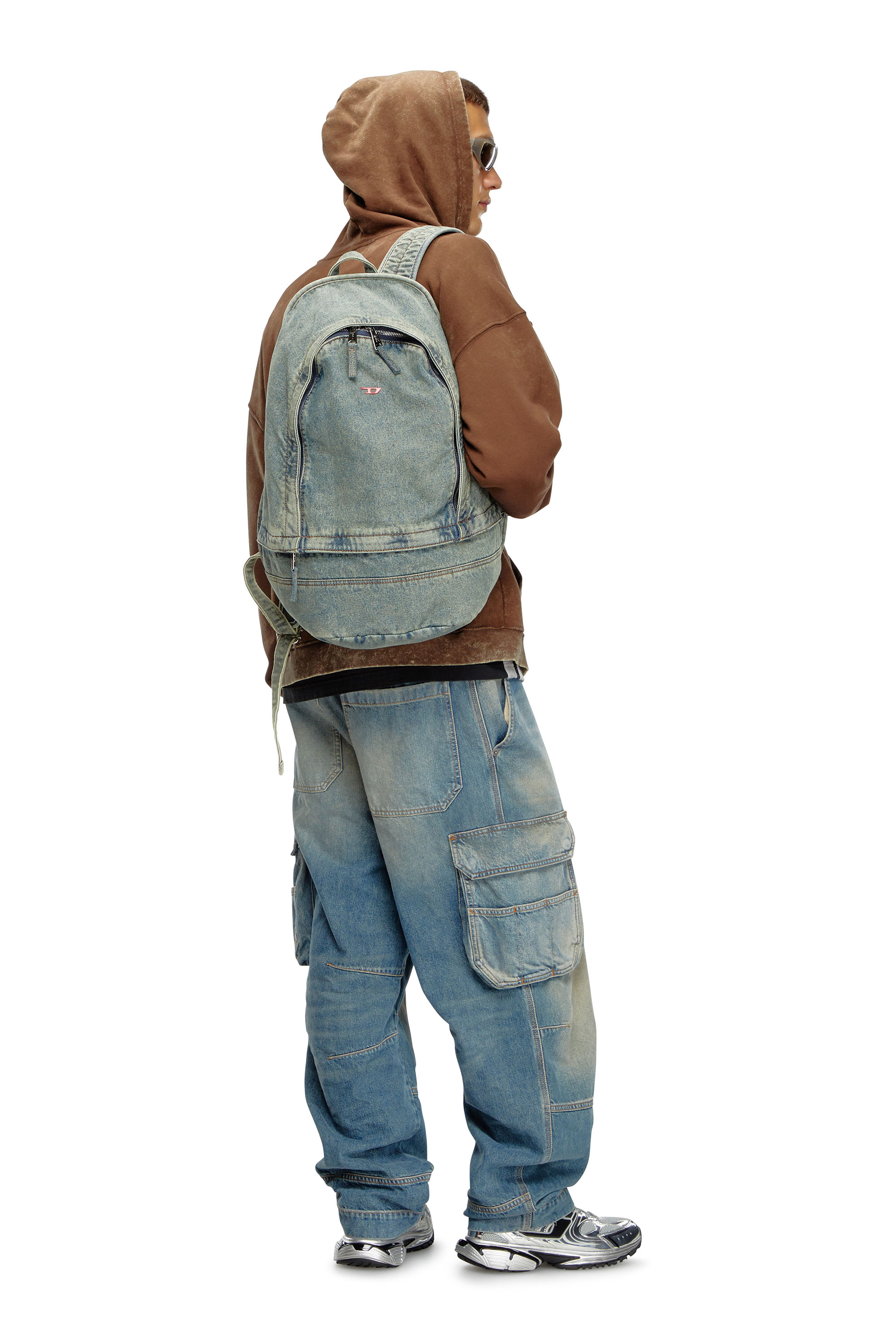 Men's Rave-Backpack in solarised denim | Blue | Diesel