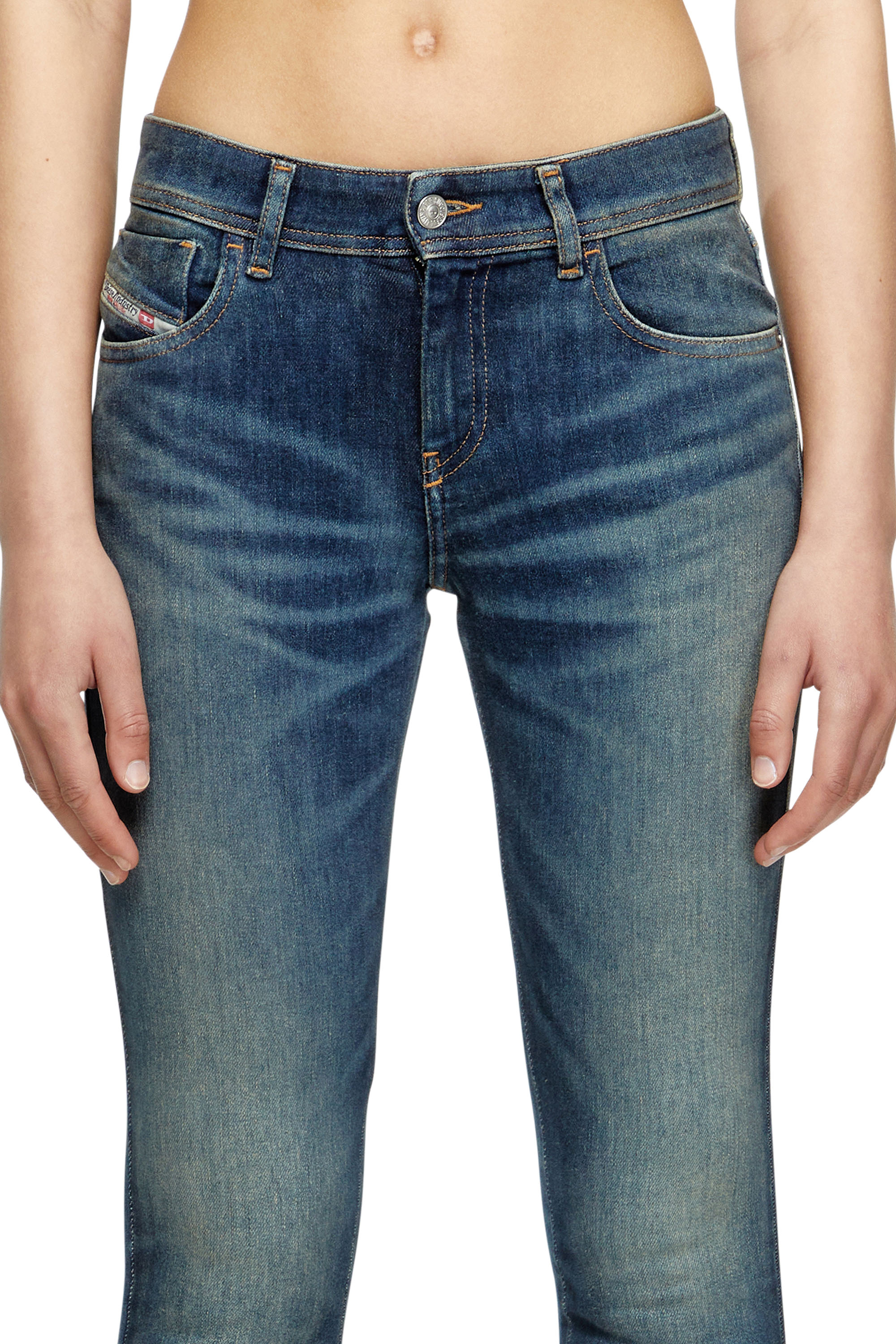 Diesel - Skinny Jeans 2017 Slandy 09L95 Mujer, Azul medio - 3