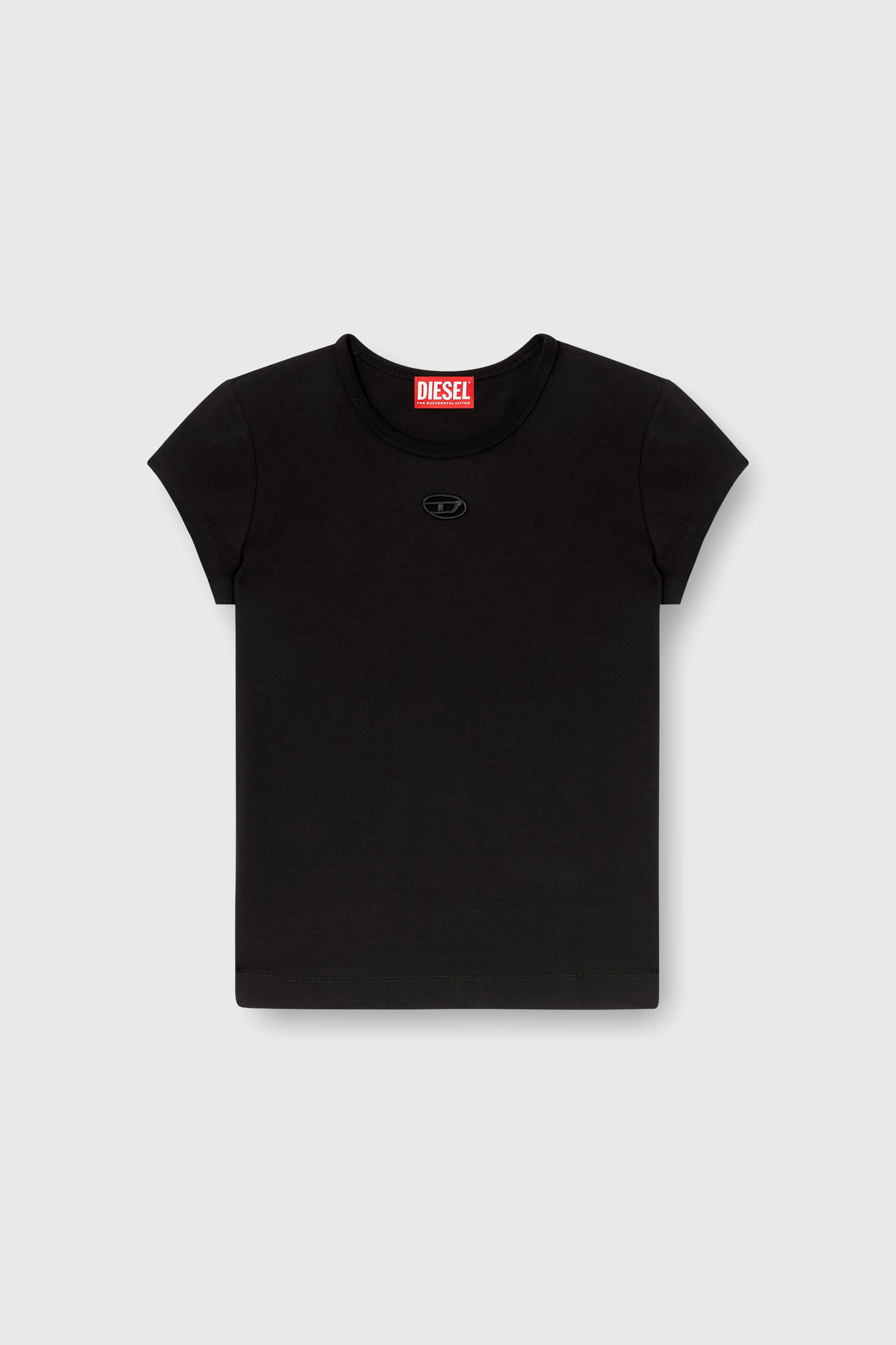 Diesel - T-ANGIE-OD, Woman's T-Angie-Od Chest Cutout Top in Black - 2