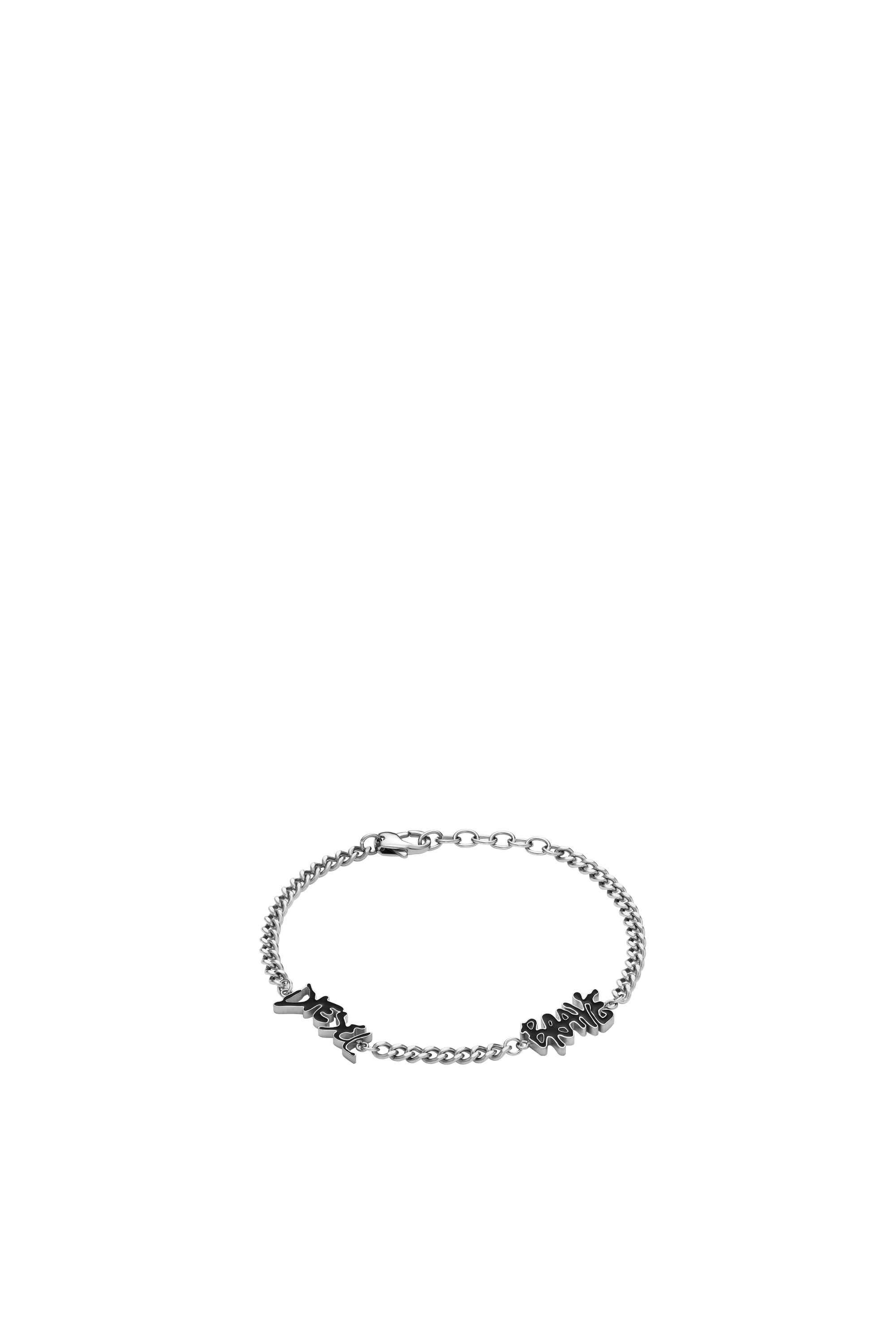 Women's Stainless steel chain bracelet | Silver | Diesel {{Country}}