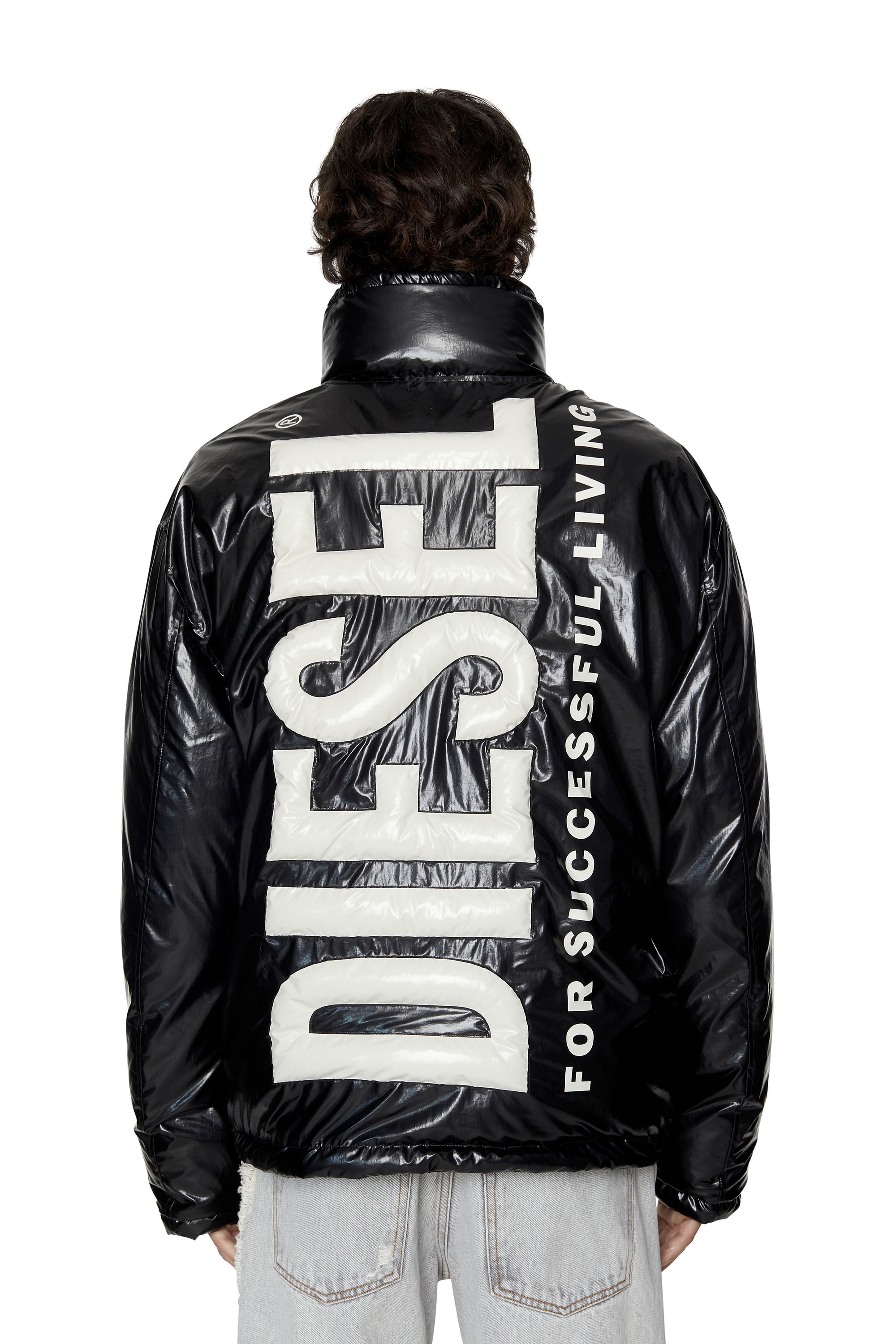 W-JUPITER Unisex: Oversized reversible puffer jacket Diesel