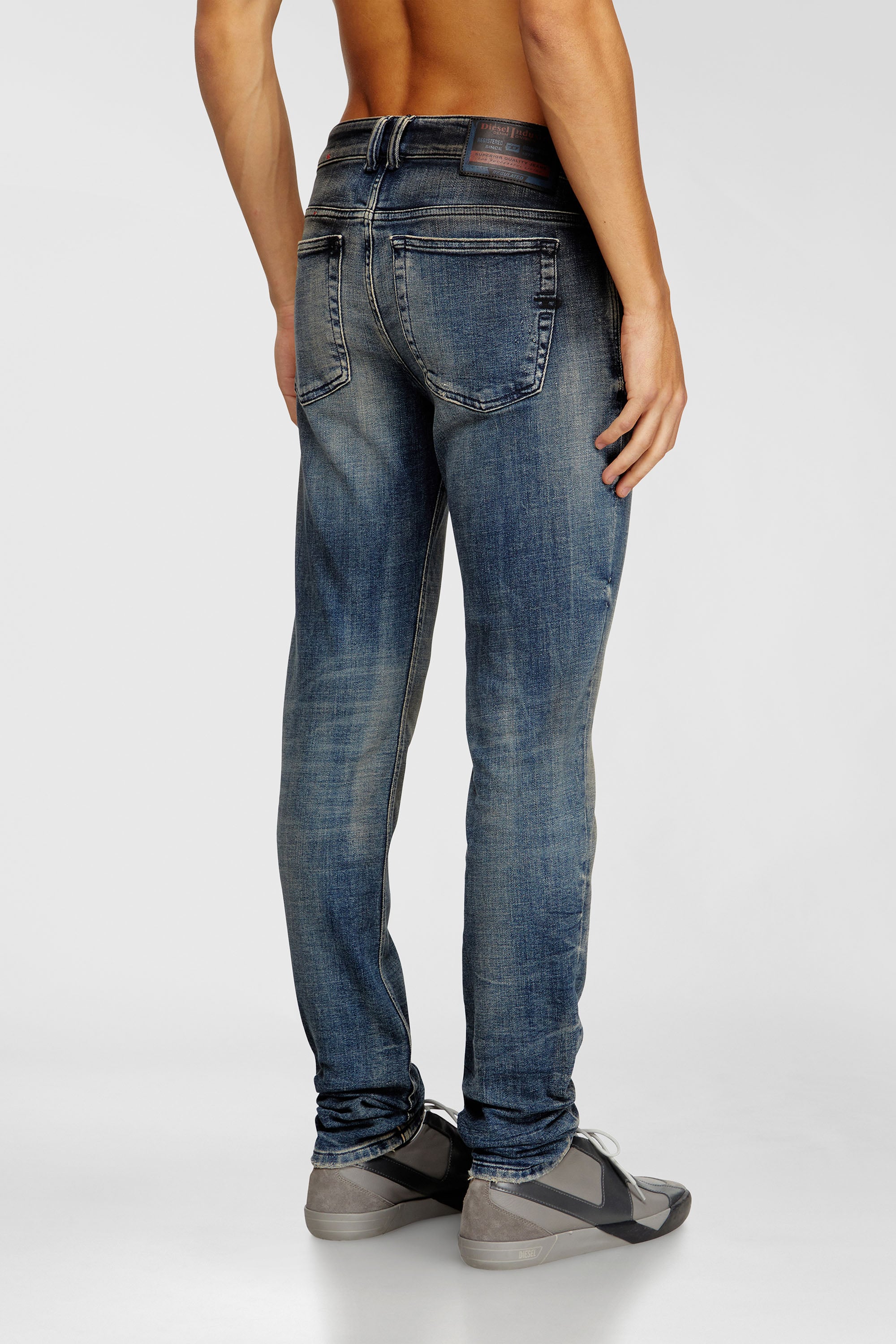Diesel - Man's Skinny Jeans 1979 Sleenker 09N15, Medium blue - 3