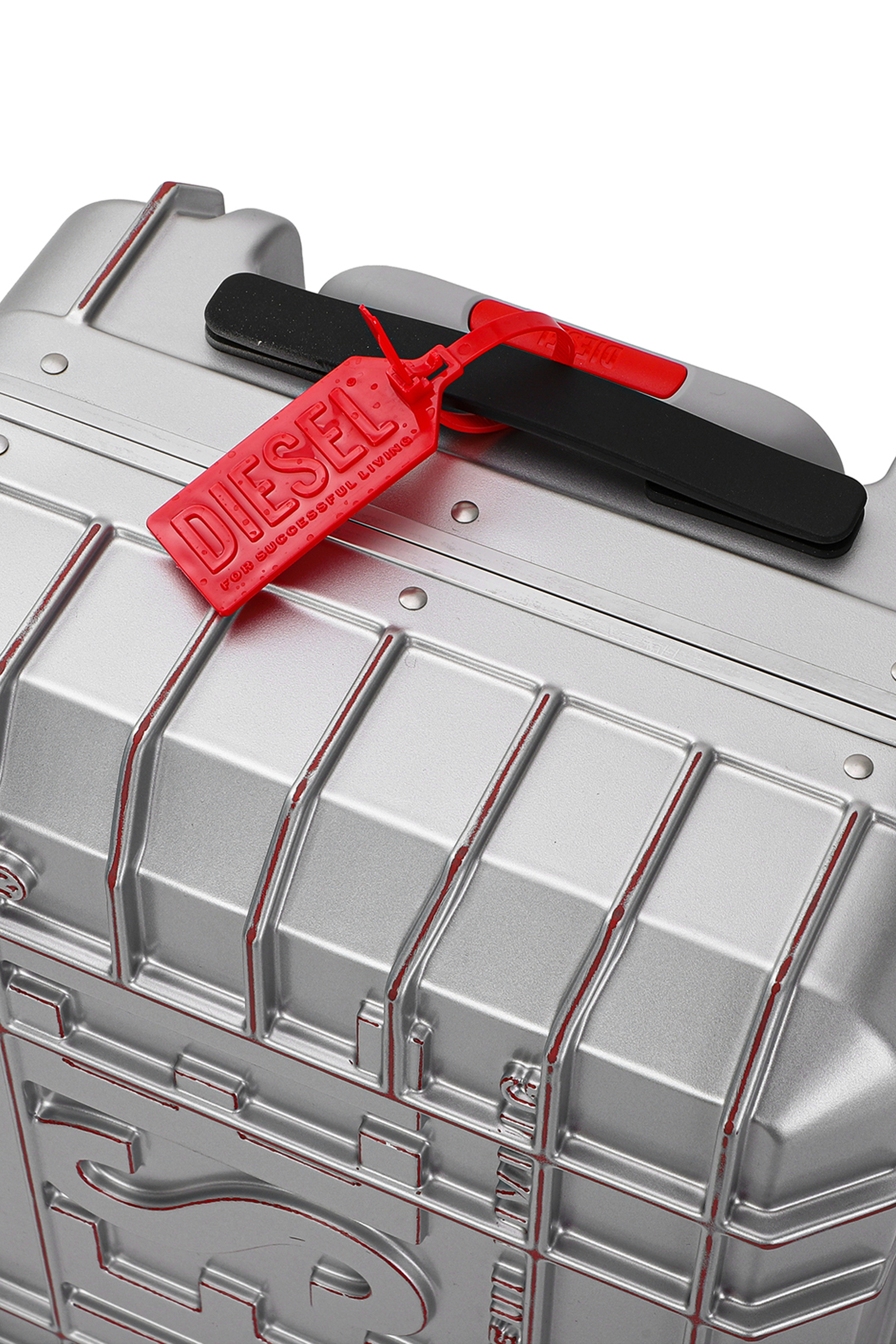 Diesel - DIESEL PC STRONG IMAGE TROLLEY- DSL003, Maleta resistente tama&ntilde;o S Unisex in Plateado - 2