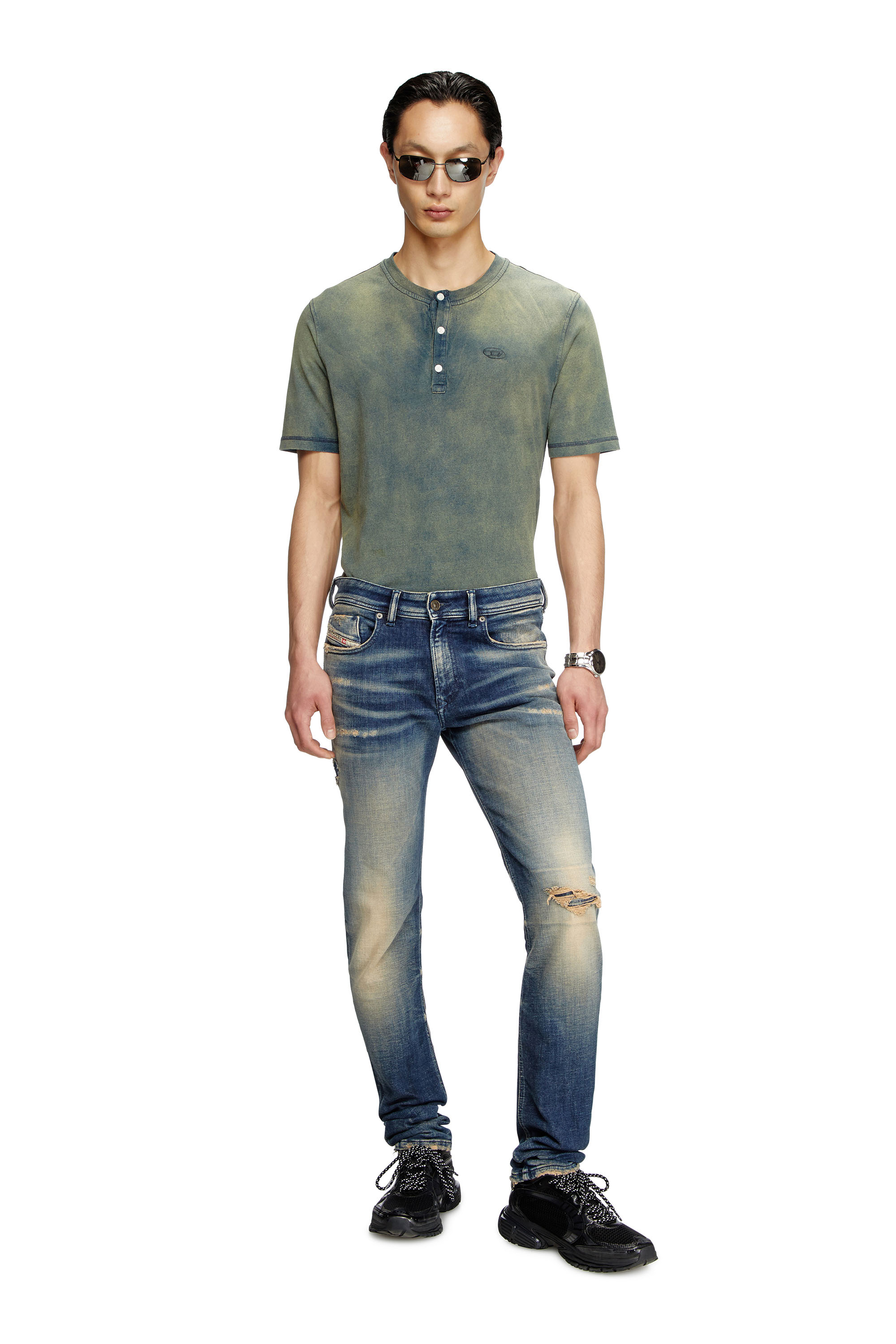 Diesel - Skinny Jeans 1979 Sleenker 09K74 Hombre, Azul Oscuro - 1