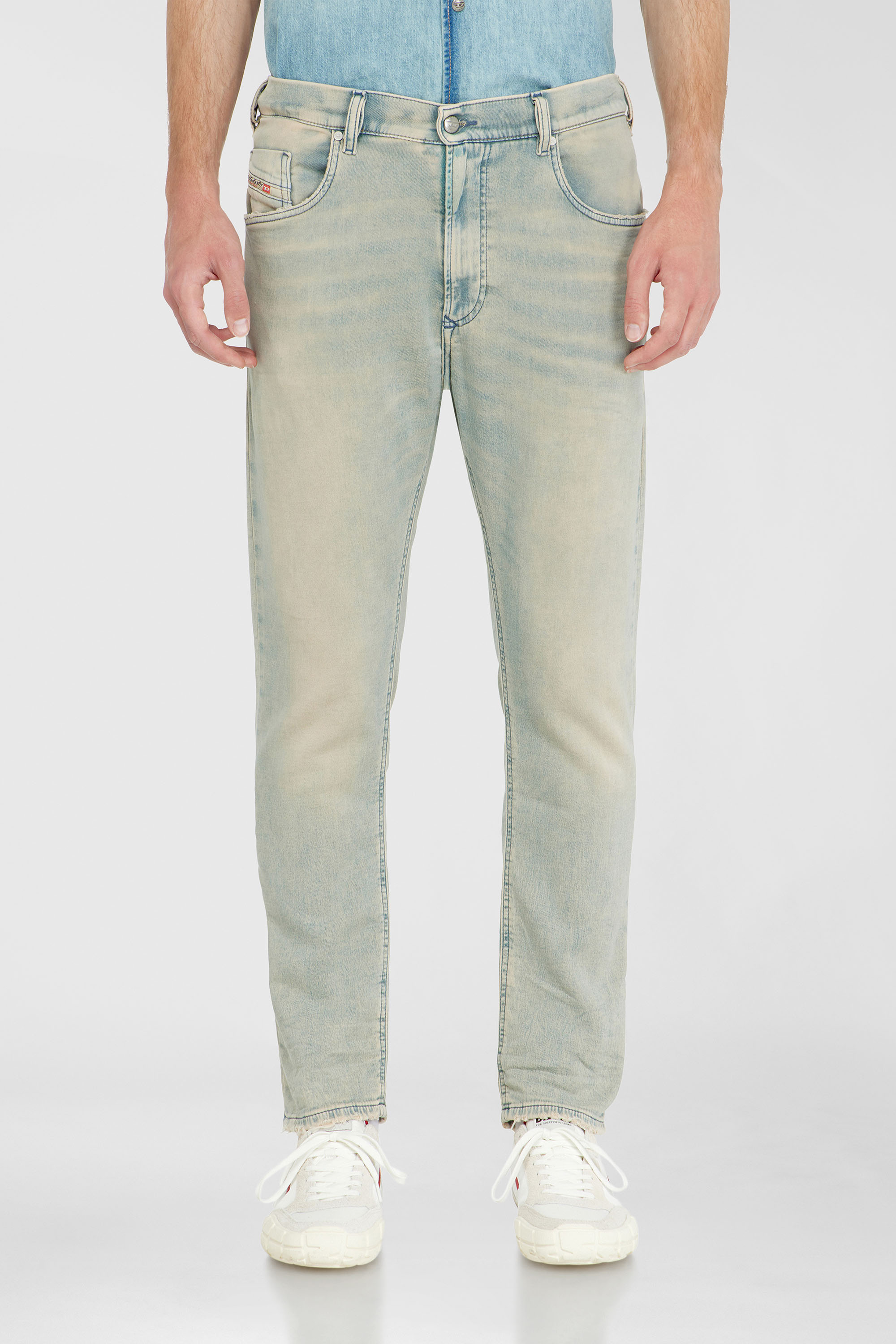 Diesel - Man's Regular 2032 D-Krooley-BW Joggjeans&reg; 068WK, Light Blue - 2