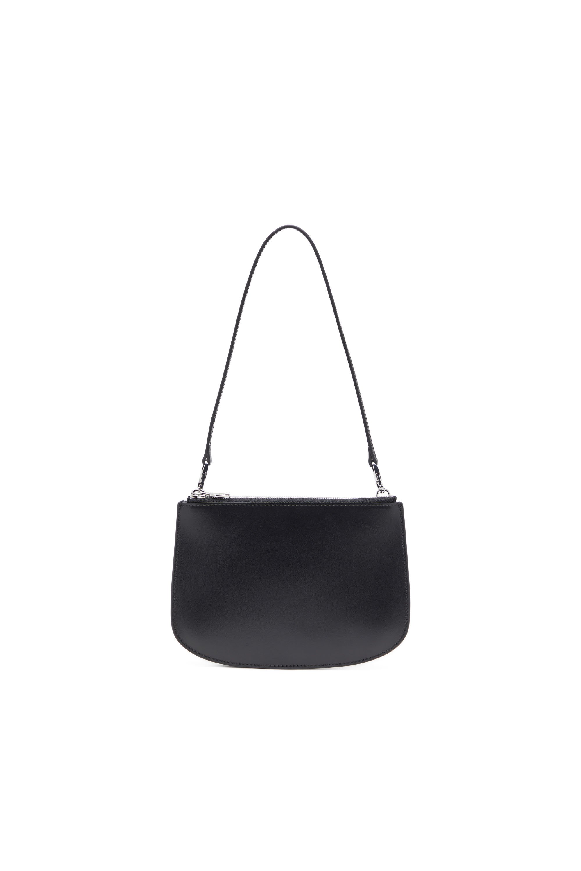 Diesel - 1DR TWIN, Female's 1DR Twin-Double-pouch shoulder bag in printed leather in Black - 2