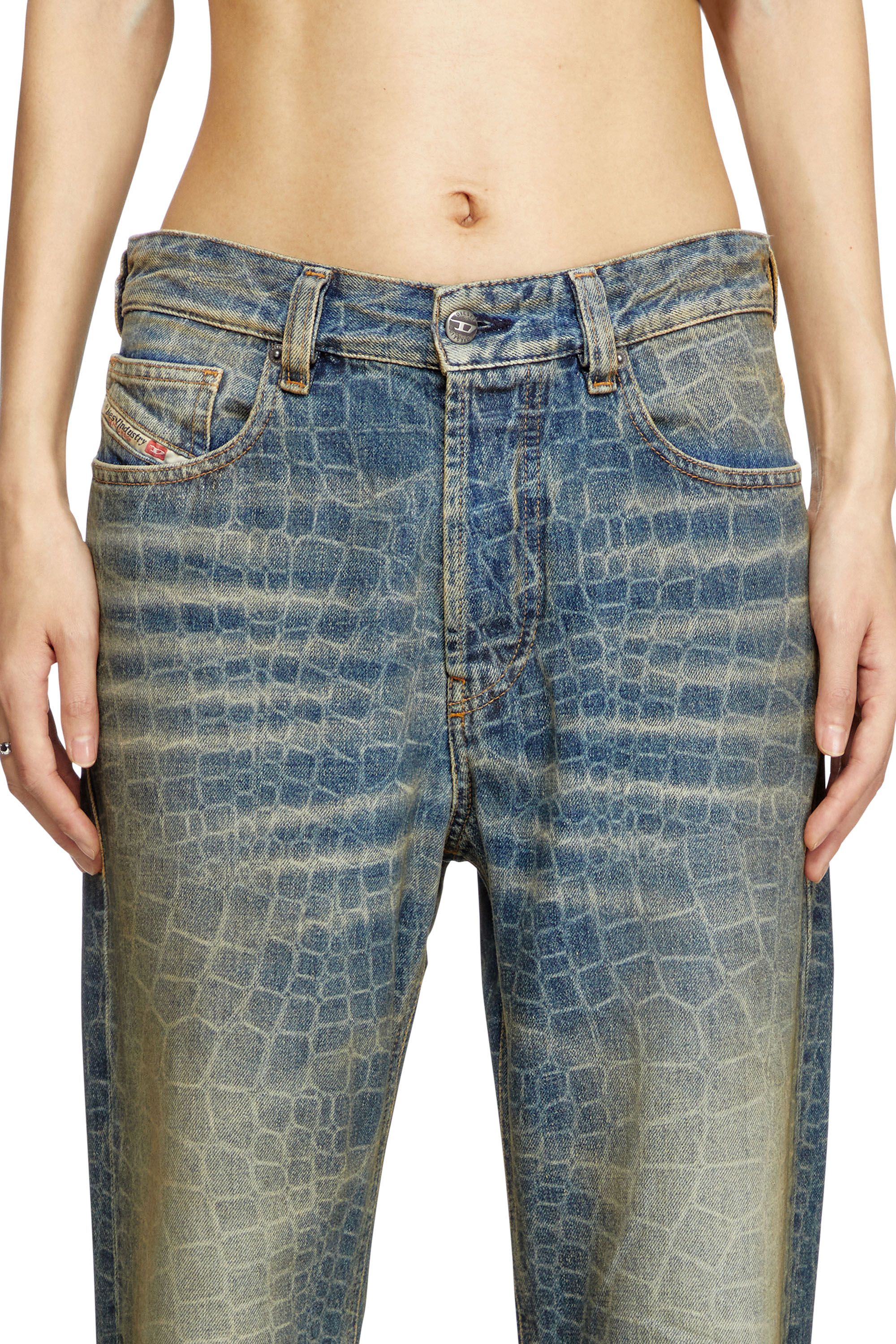 Diesel - Female's Regular Jeans 1988 D-Ark 007BU, Dark Blue - 3