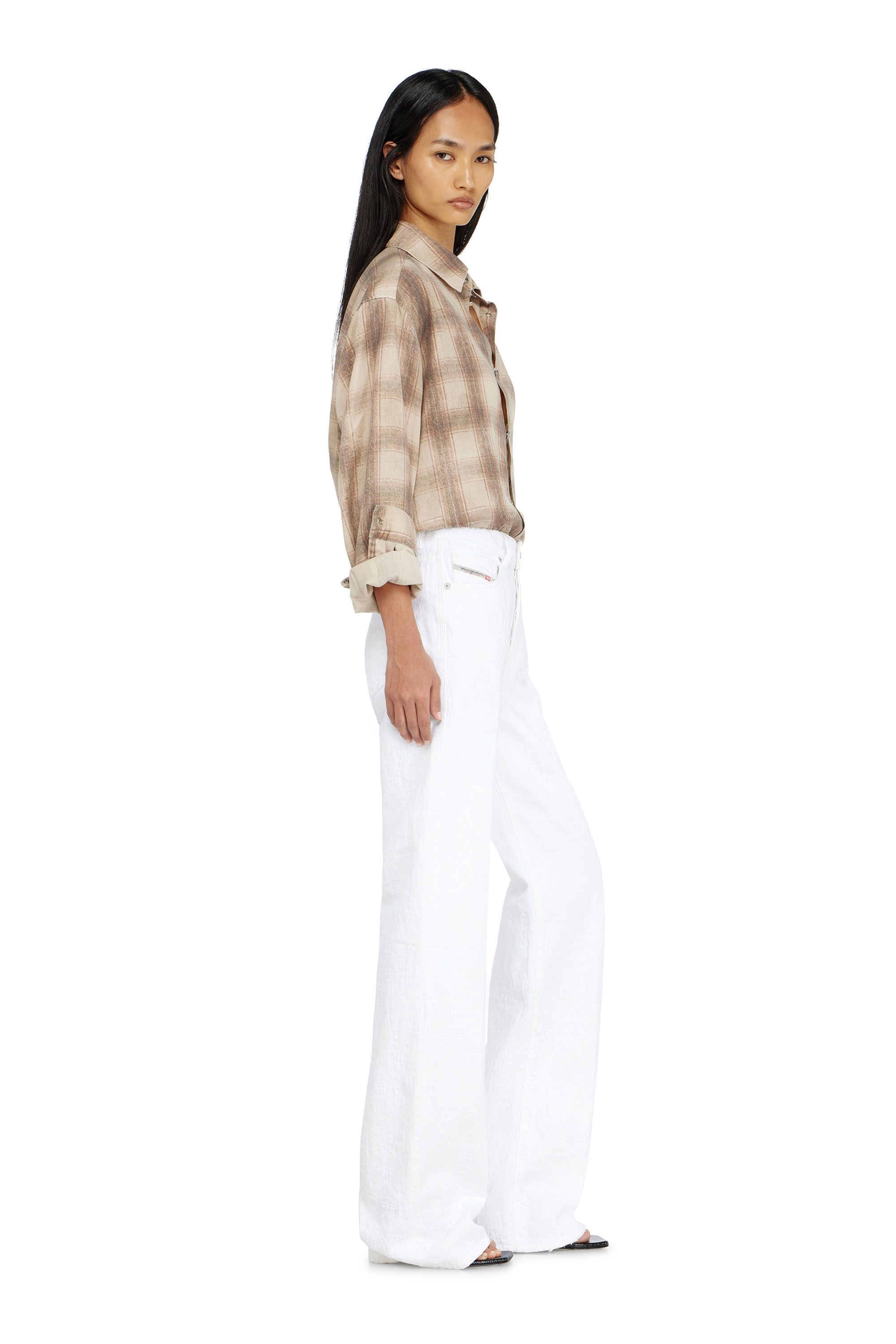 Diesel - Regular Jeans 1971 D-Sent 007EX Mujer, Blanco - 2