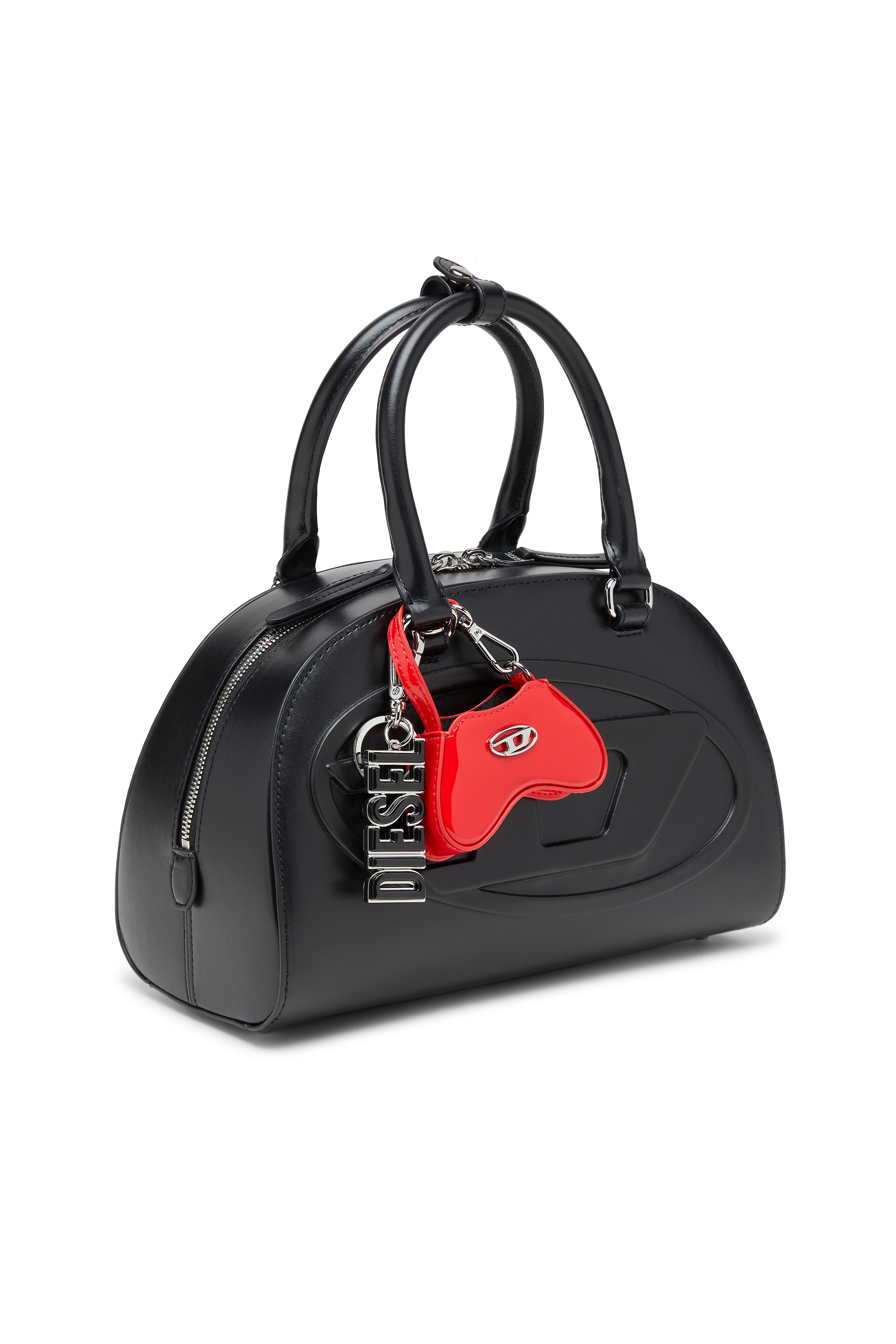 Diesel - DSL 3D KEY RING, Porte-clés DIESEL en métal et résine Homme in Noir - 2