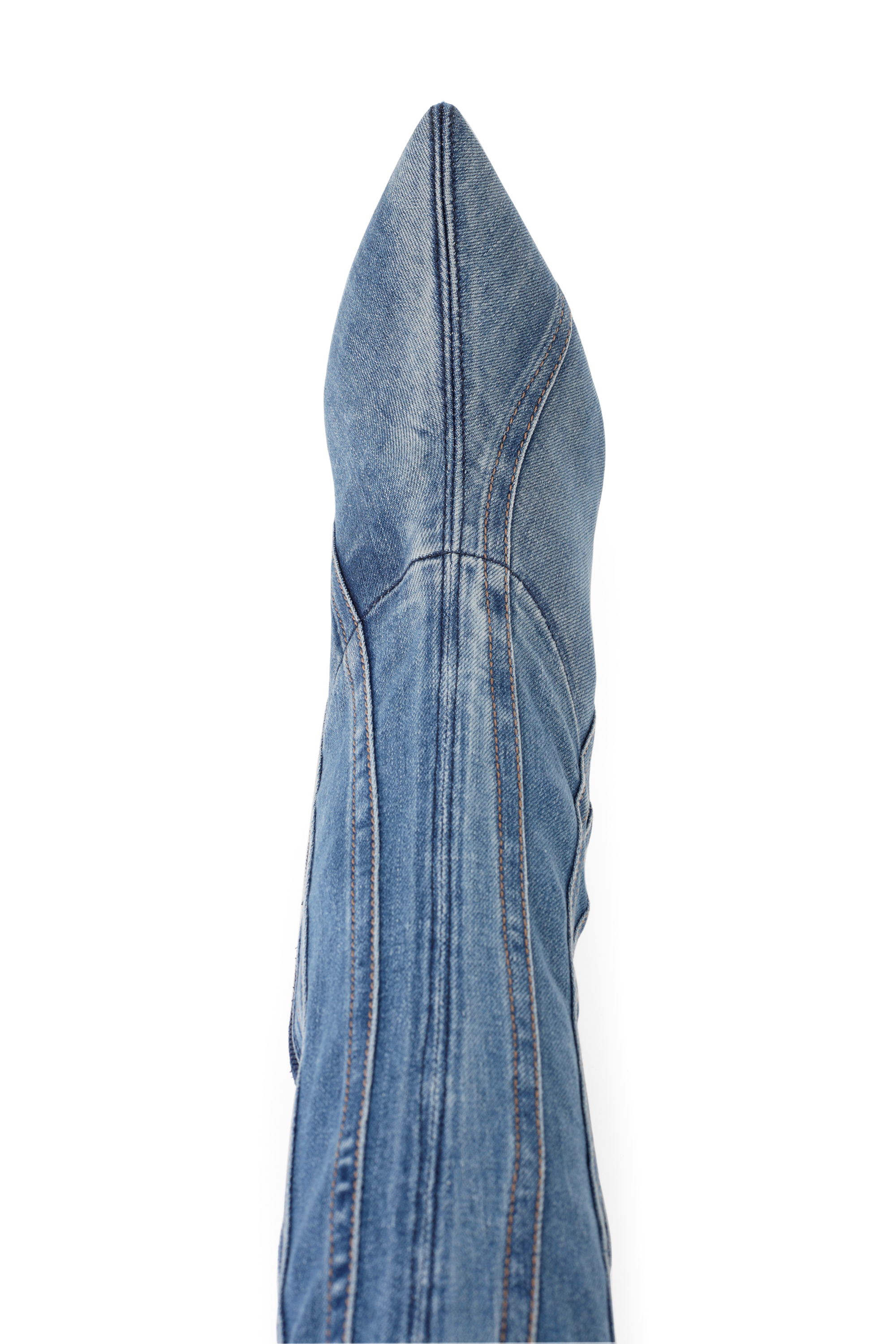 D-YUCCA OTK, Blue Diesel - D-YUCCA OTK, Woman's Over-the-knee boots in denim in Blue - 4