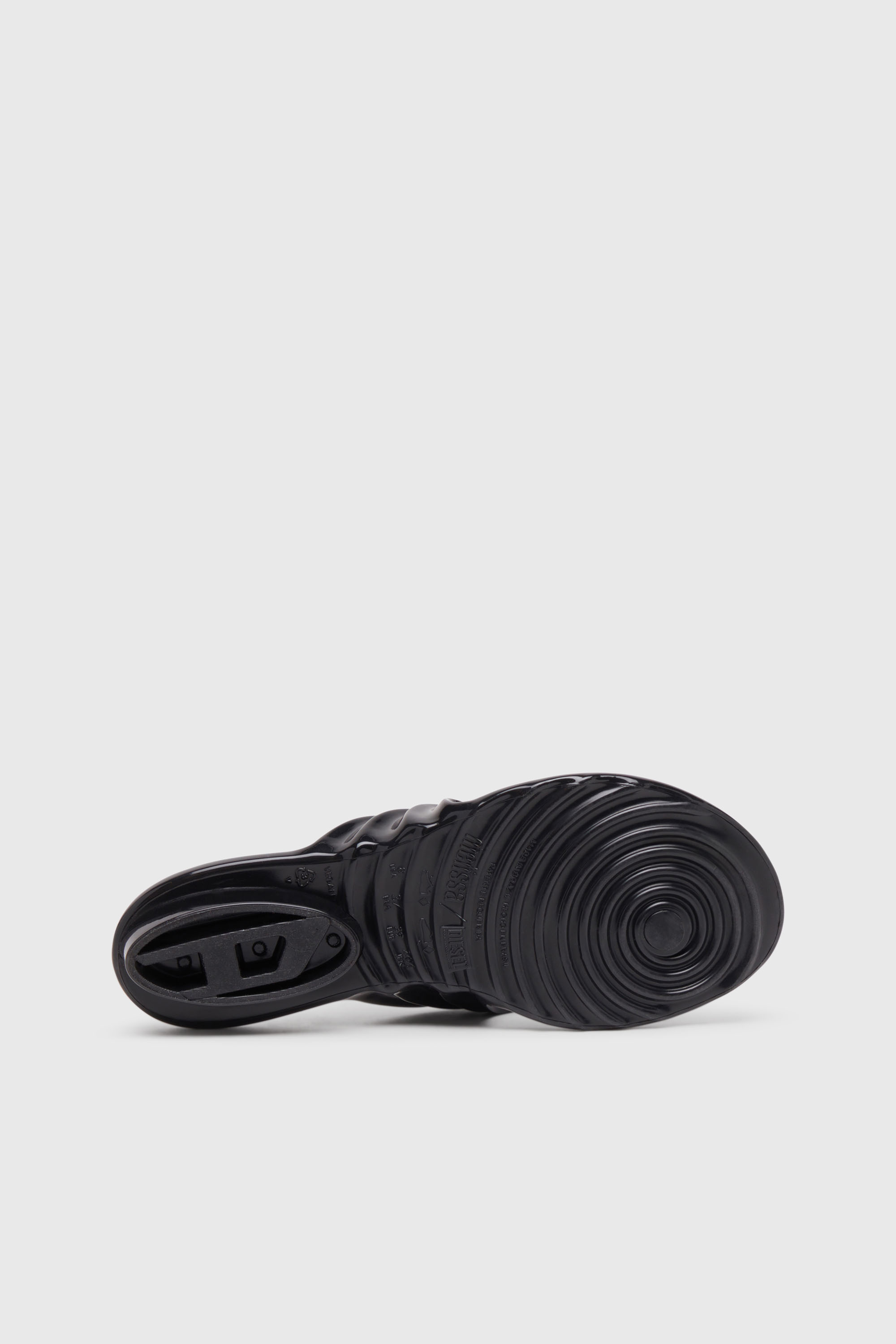 Diesel - MELISSA QUANTUM THONG, Chanclas esculturales en Melflex&reg; Mujer in Negro - 5