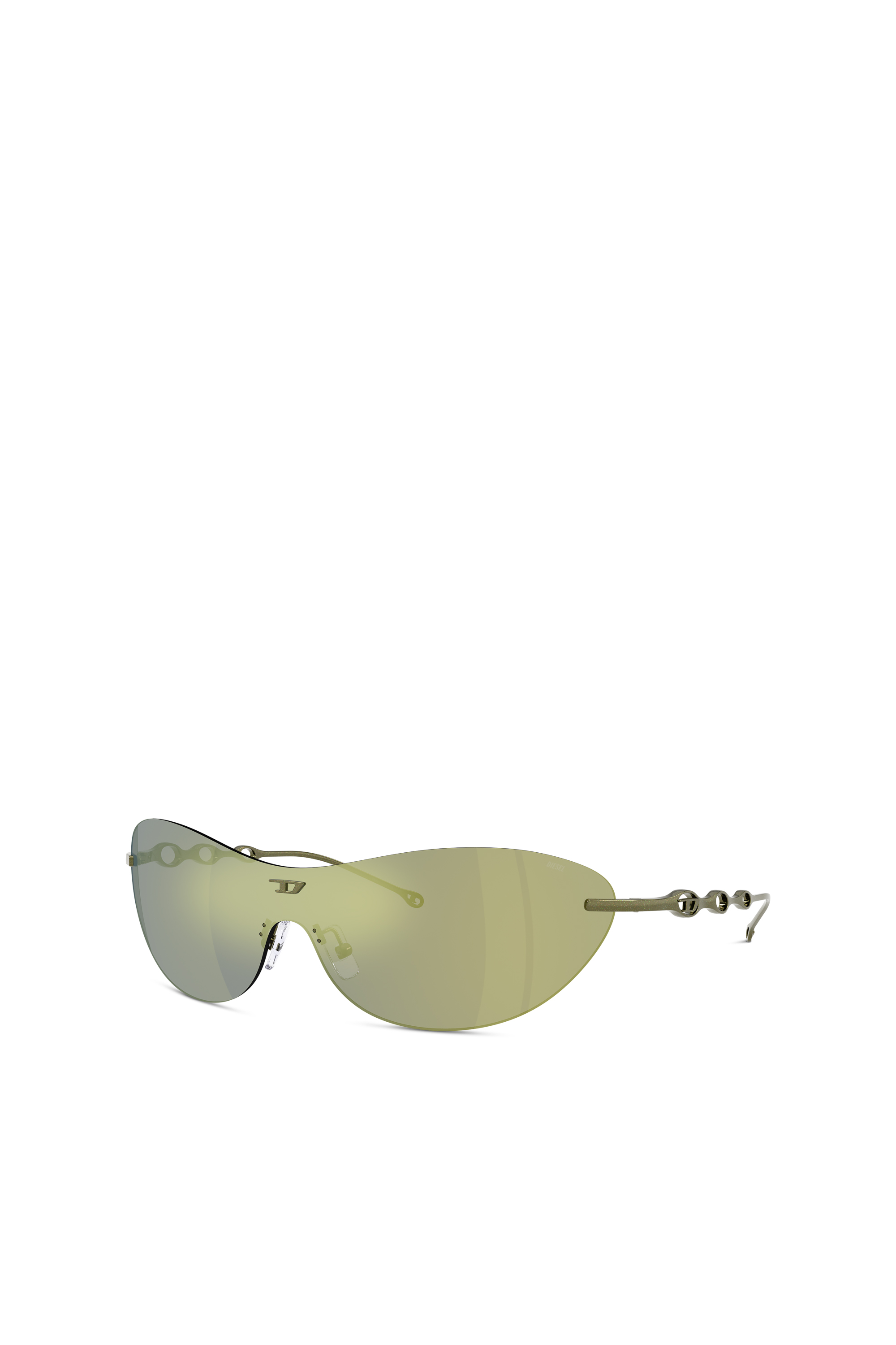 現行品✨ DIESEL Iconic oval sunglasses Women's Iconic oval sunglasses | Green | Diesel