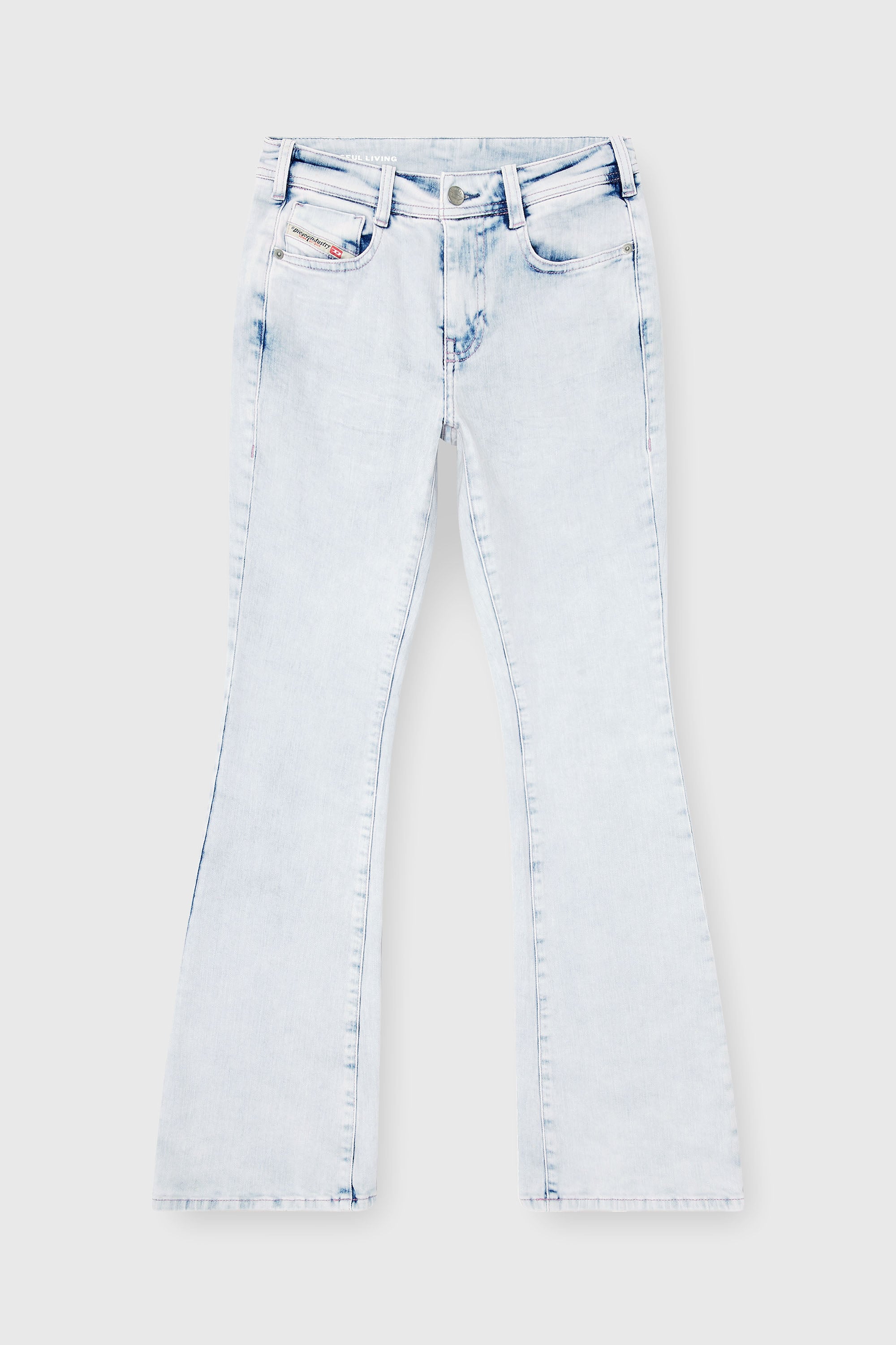 Diesel - Bootcut Jeans 1969 D-Ebbey 0HDBH Mujer, Azul Claro - 2