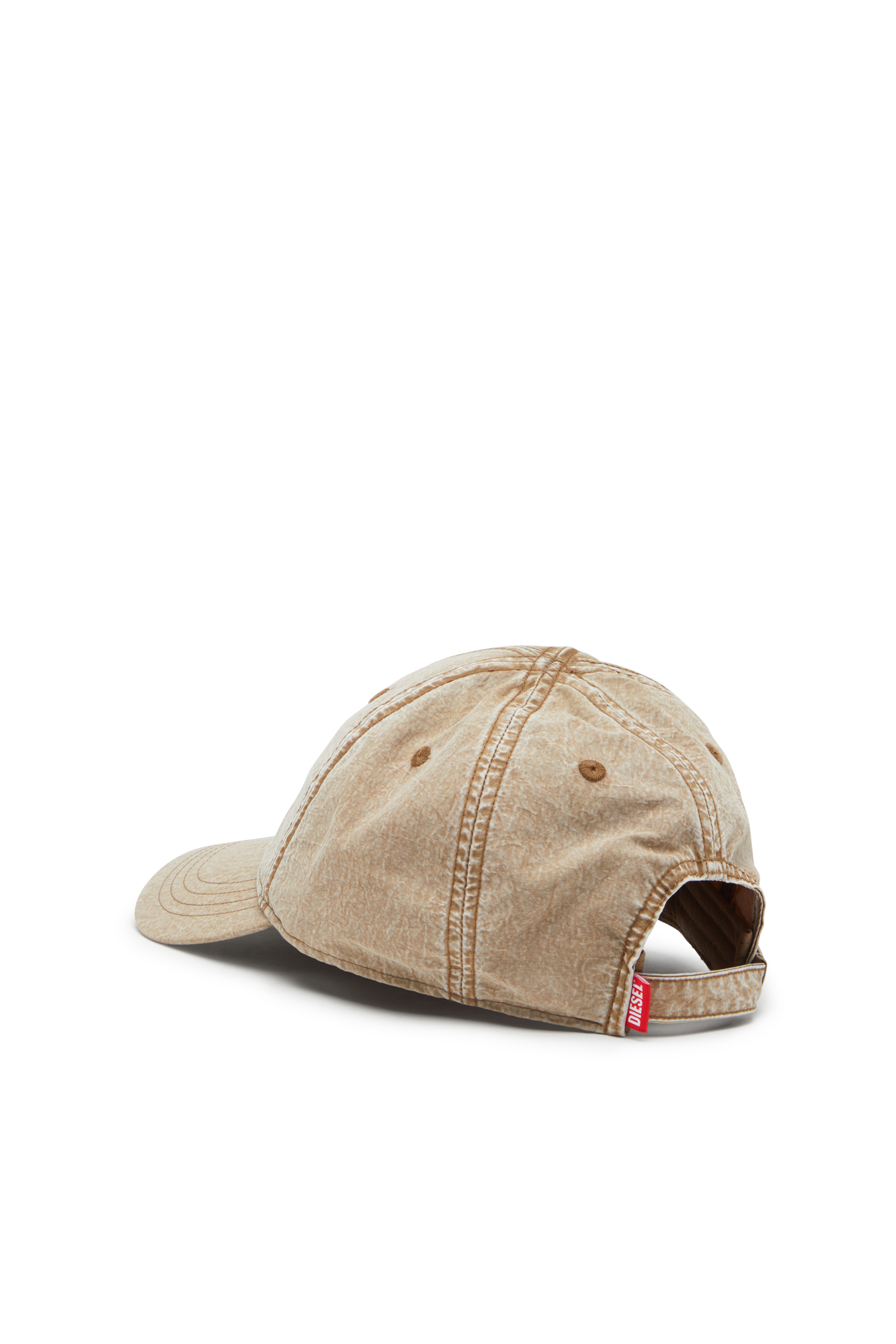Diesel - C-NYLOFF, Baseball cap with embroidered Oval D Homme in Marron - 2