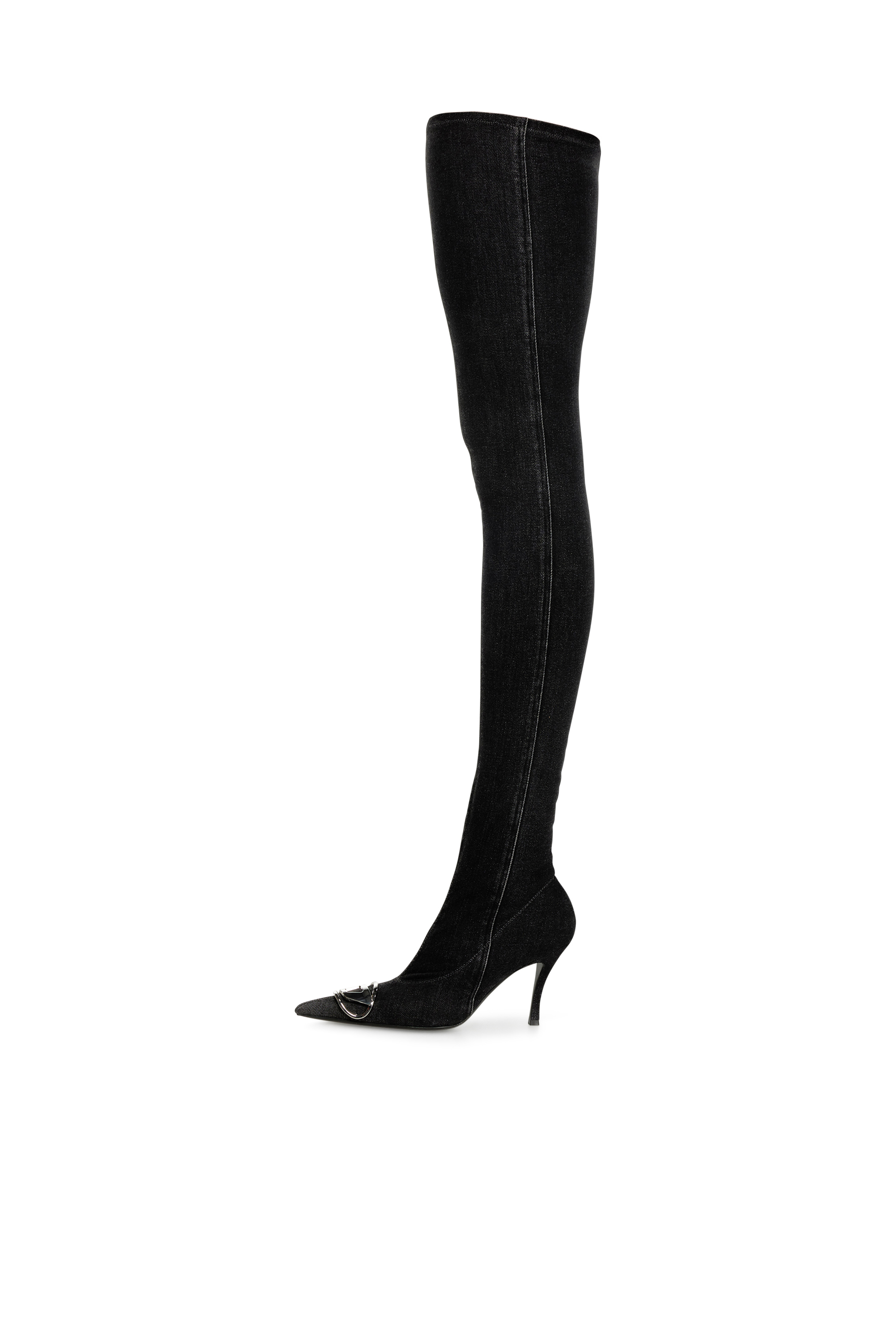 Diesel - D-VENUS TBT D, D-Venus-Bottes au-dessus du genou Femme in Noir - 2