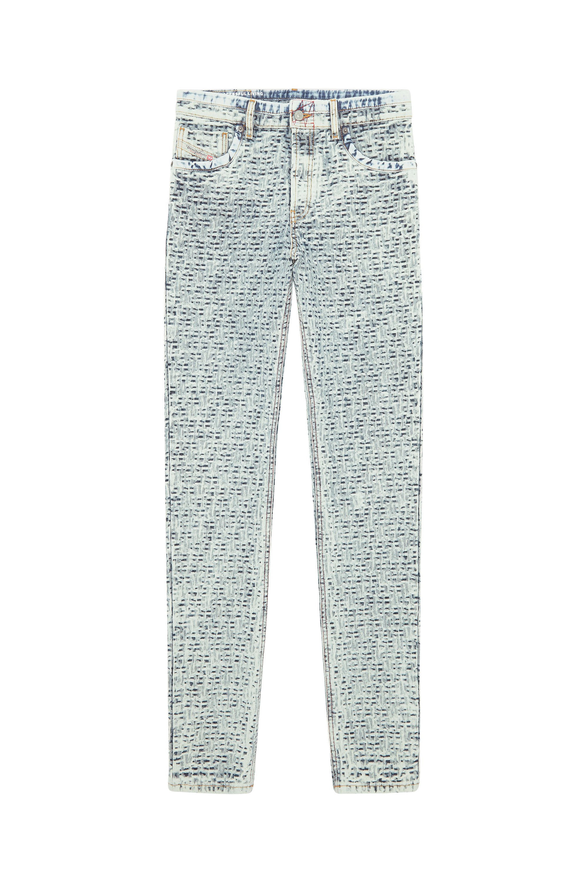 Diesel - Straight Jeans 1995 D-Sark 0EMAA, Male's Straight Jeans - 1995 D-Sark in Light Blue - 2