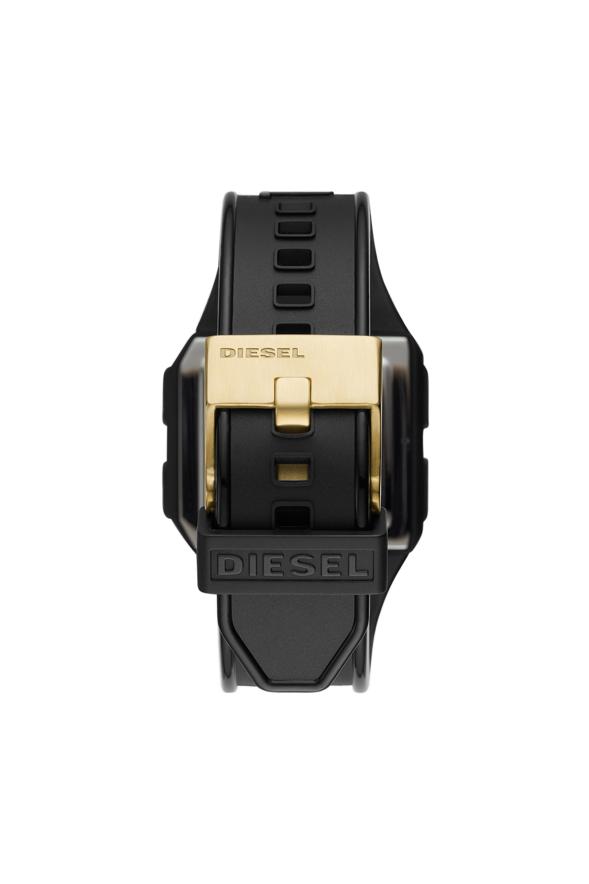 【dego！！！】 Women's Chopped digital balck-gold watch | Diesel DZ1943