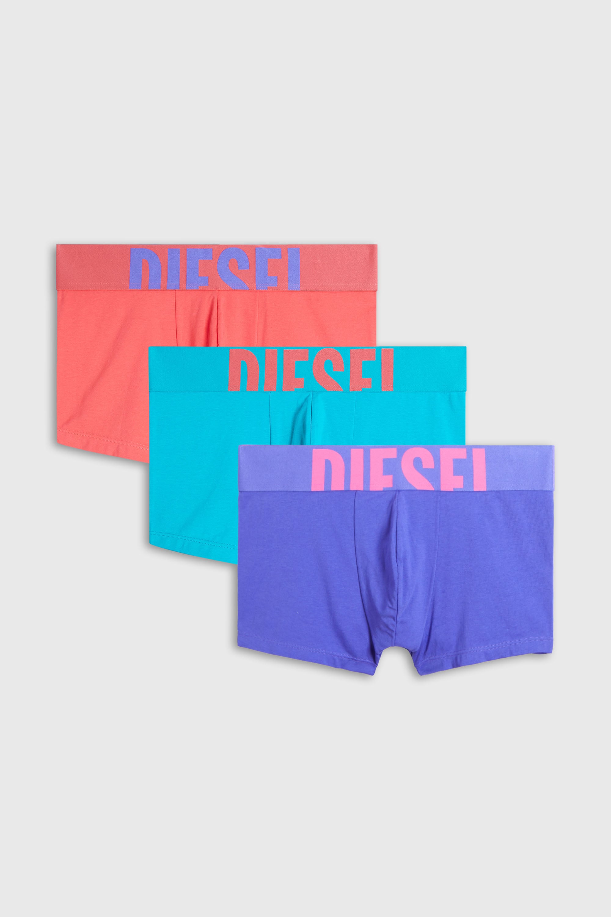 Diesel - UMBX-DAMIENTHREEPACK-5.5EL, Lot de trois boxers en coton stretch Homme in Polychrome - 1
