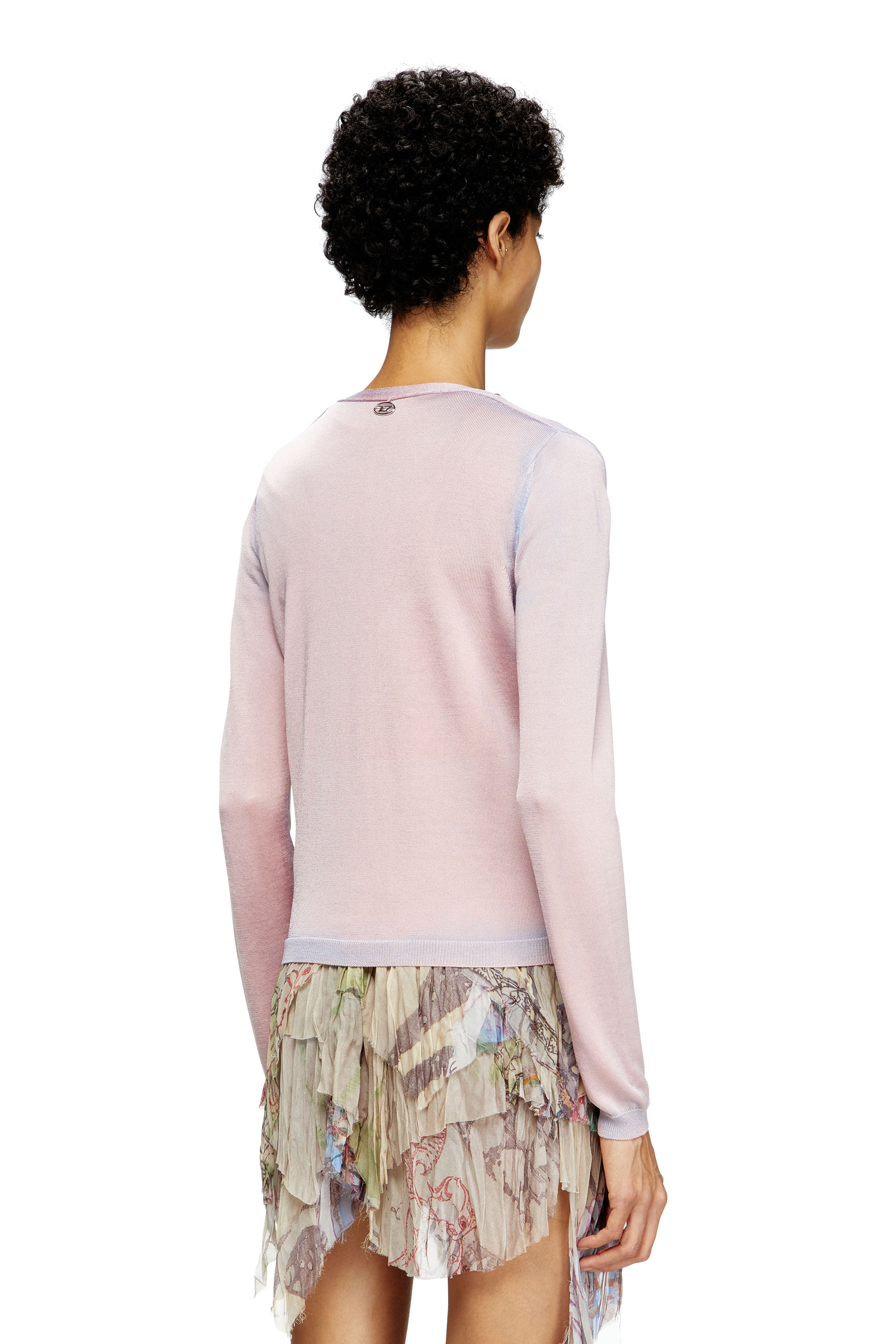 Diesel - M-VITTA, Female's Dégradé cardigan in Pink - 4