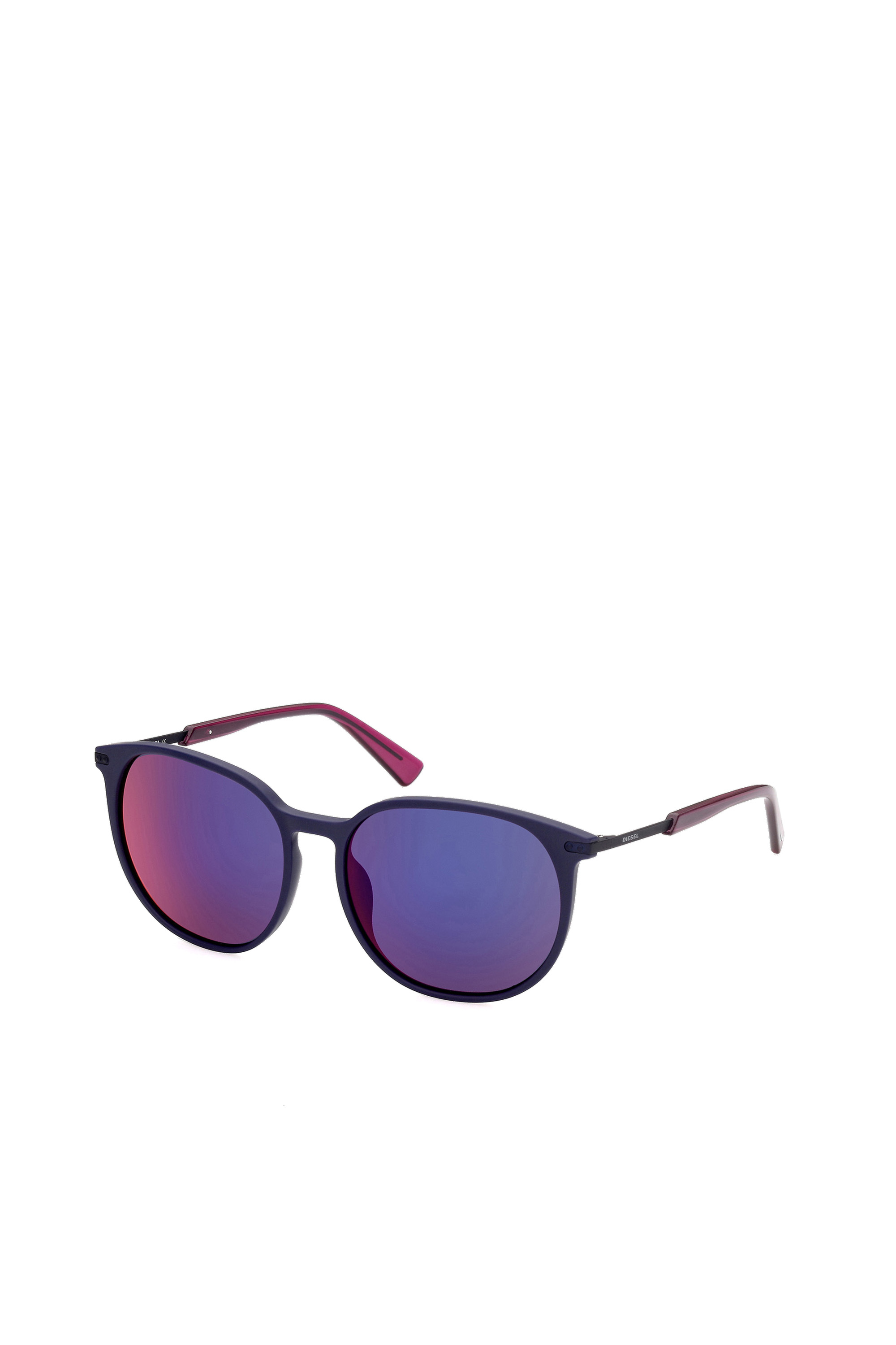 Diesel - DL0353, Gafas de sol redondas en una construcci&oacute;n combinada Mujer in Multicolor - 2