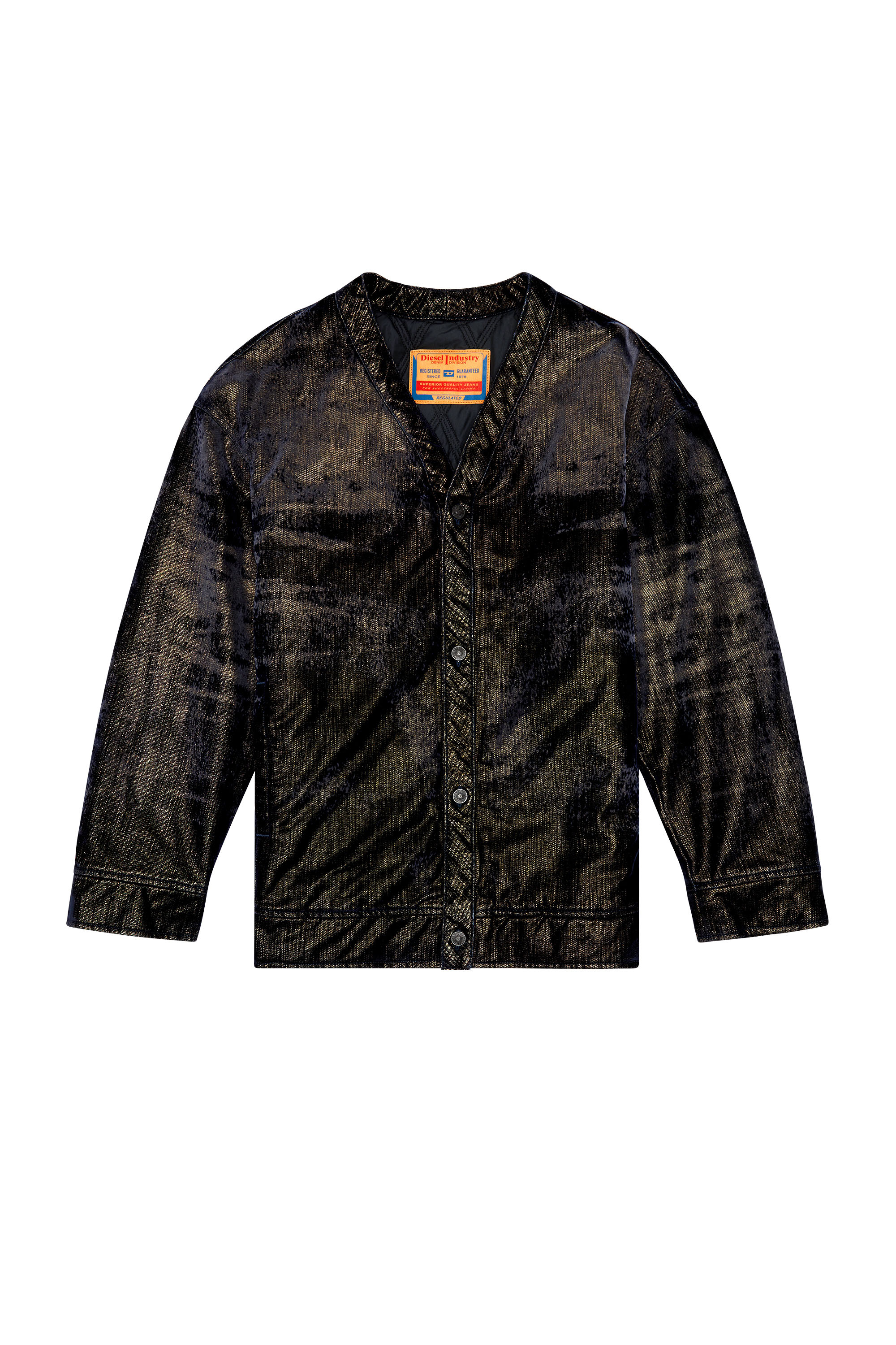 Diesel - D-CONF-S, Chaqueta de denim brillante Hombre in Multicolor - 2