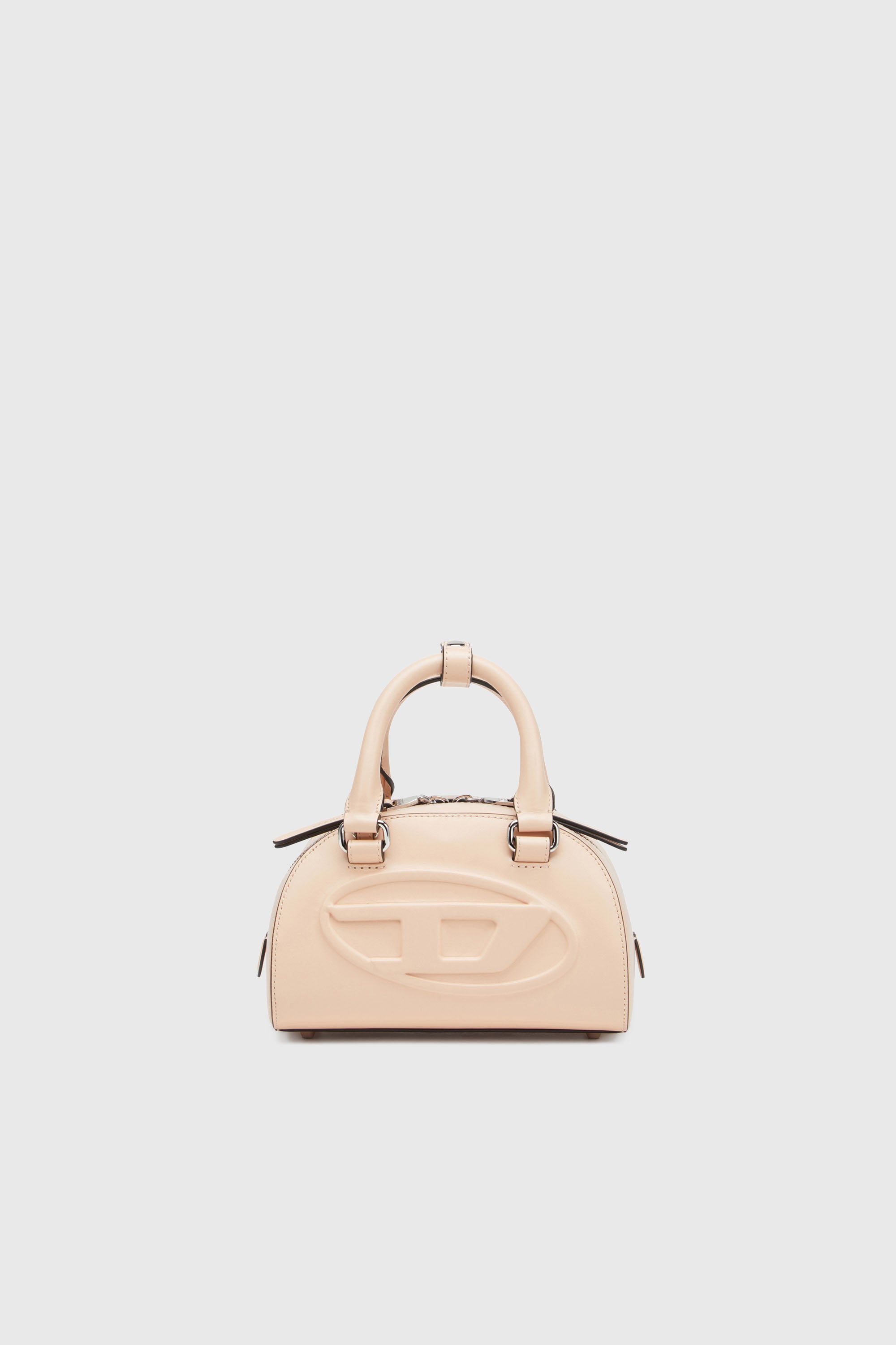 Diesel - 1DR DOME CROSSBODY, Woman's 1DR Dome-Leather Small bowling bag in Pink - 1
