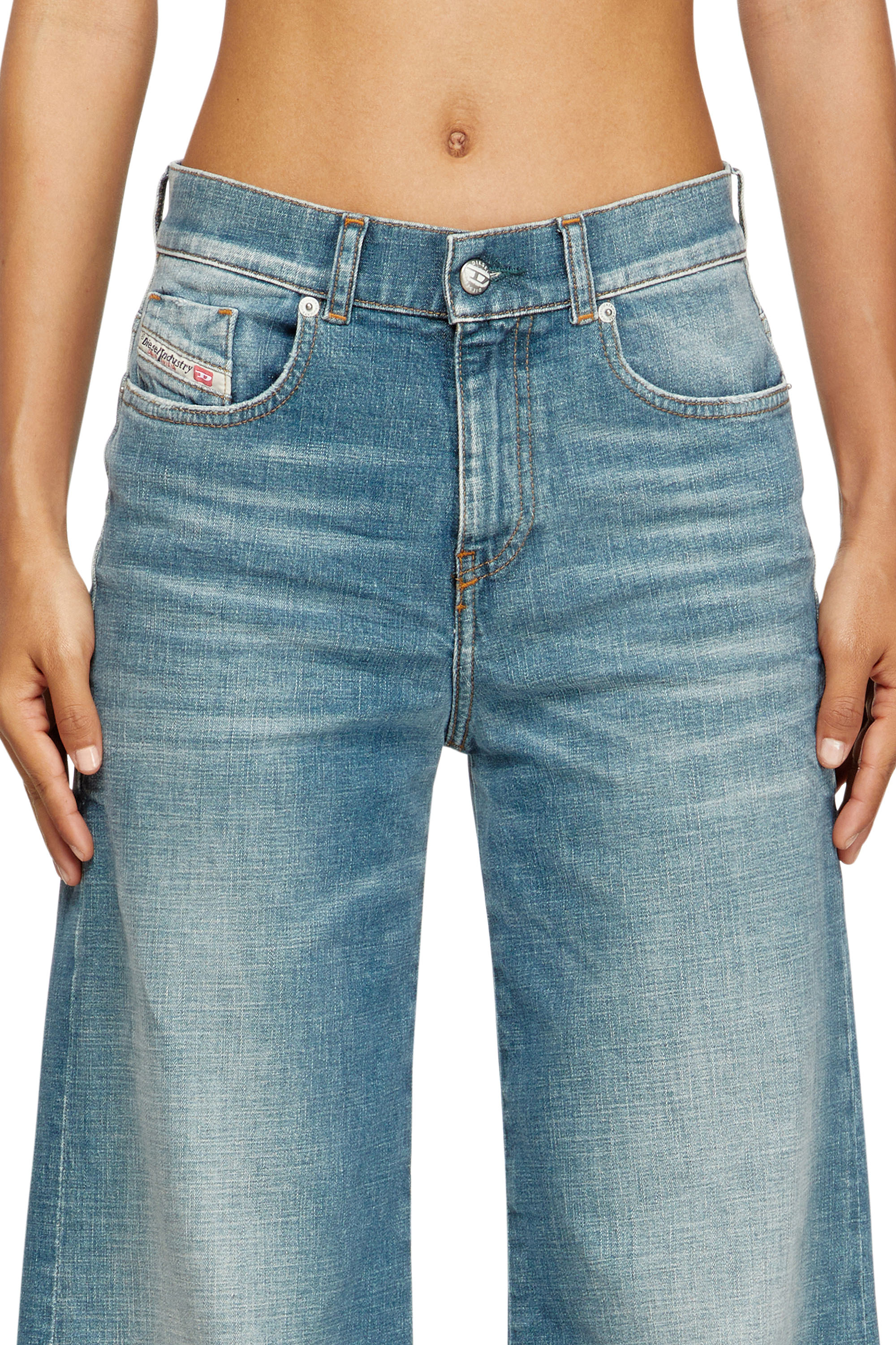 Diesel - Flare Jeans 1978 D-Akemi 09M58 Mujer, Azul medio - 3