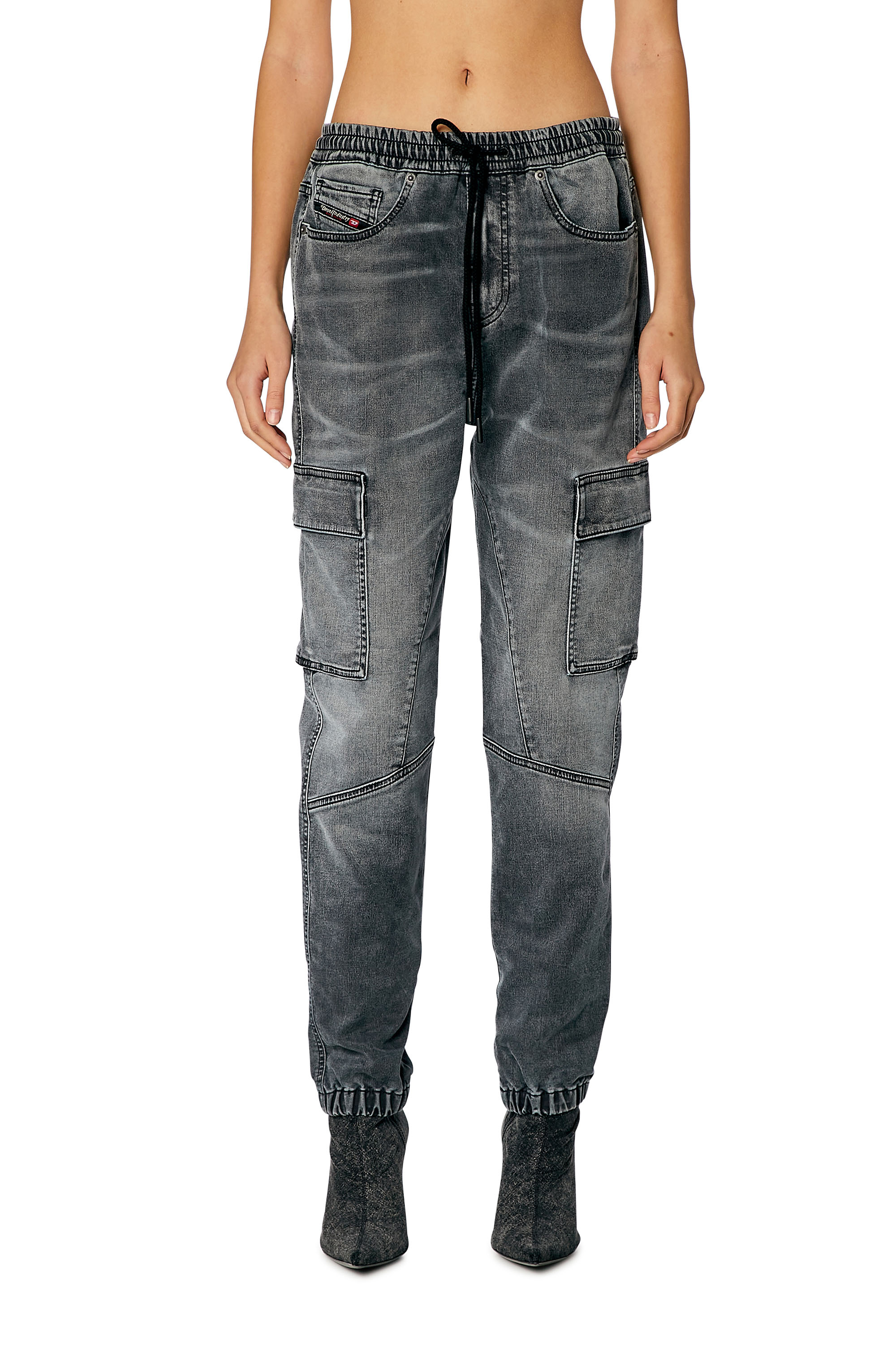 Women's Slim Jeans | Grey | Diesel 2051 D-Ursy Joggjeans®