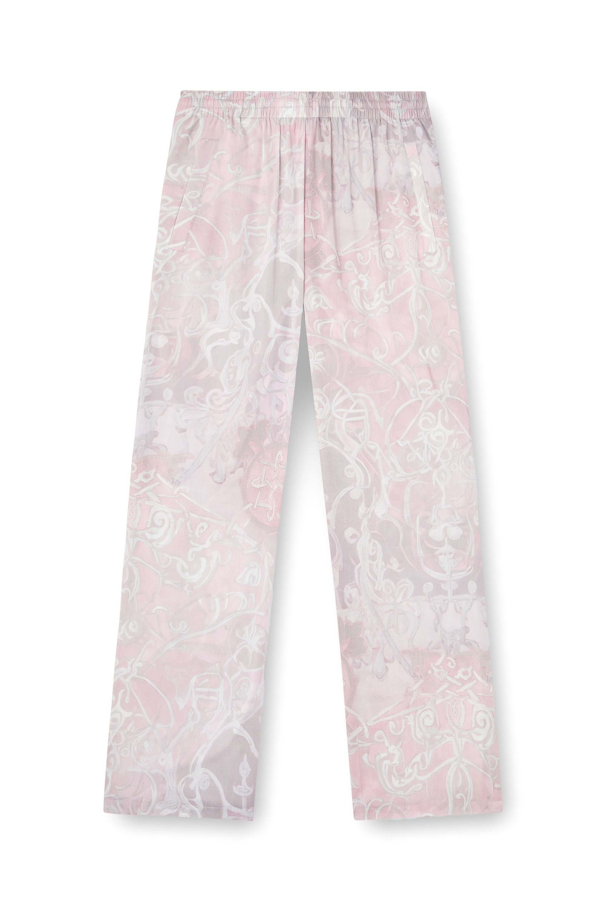 P-THECK-A-AJFW, Rose Diesel - P-THECK-A-AJFW, Pantalon de survêtement avec imprimé médiéval Mixte in Rose - 2