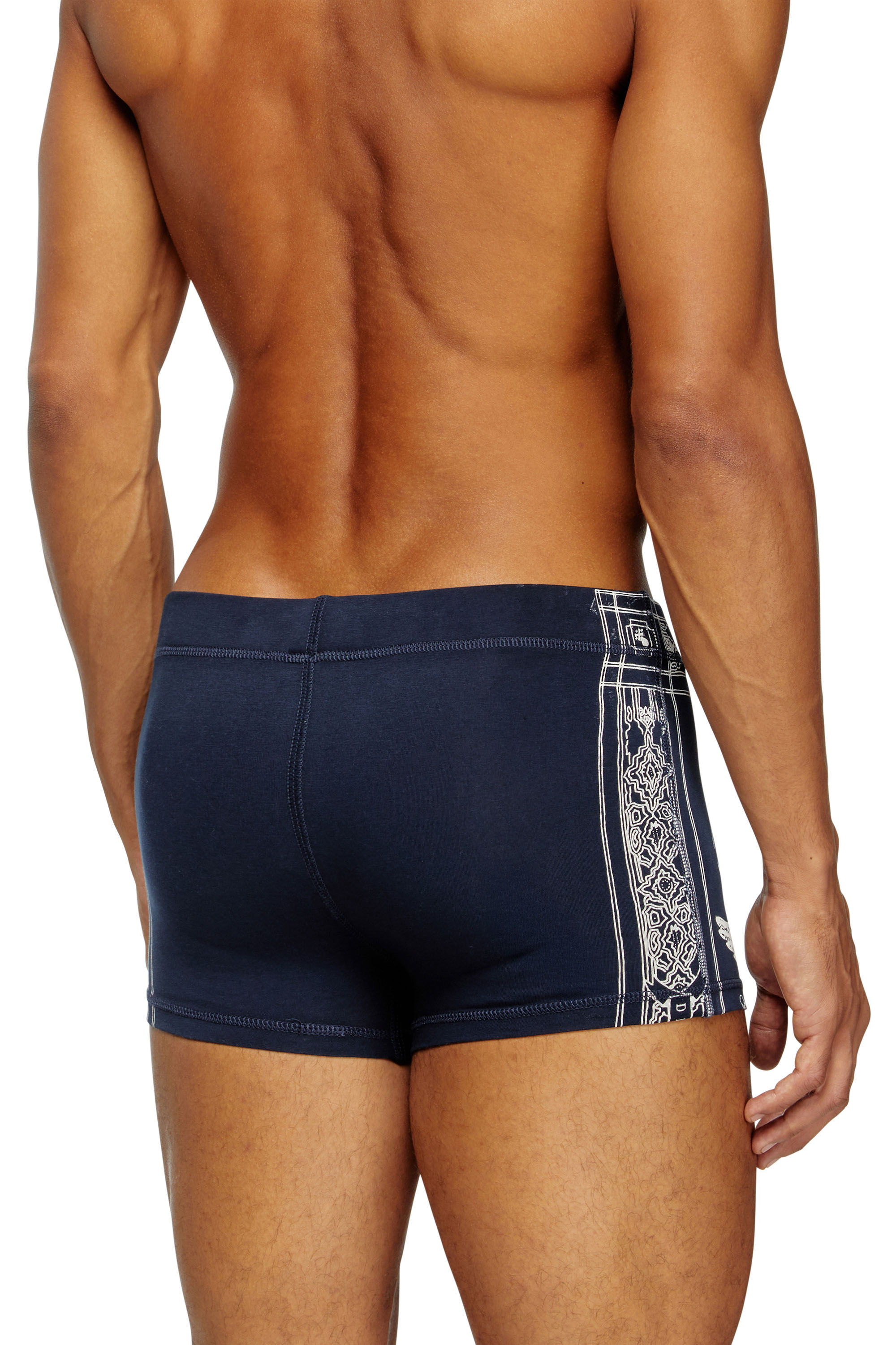 Diesel - DAMIEN-UTLT, Man's Boxer briefs with Phoenix print in Blue - 3