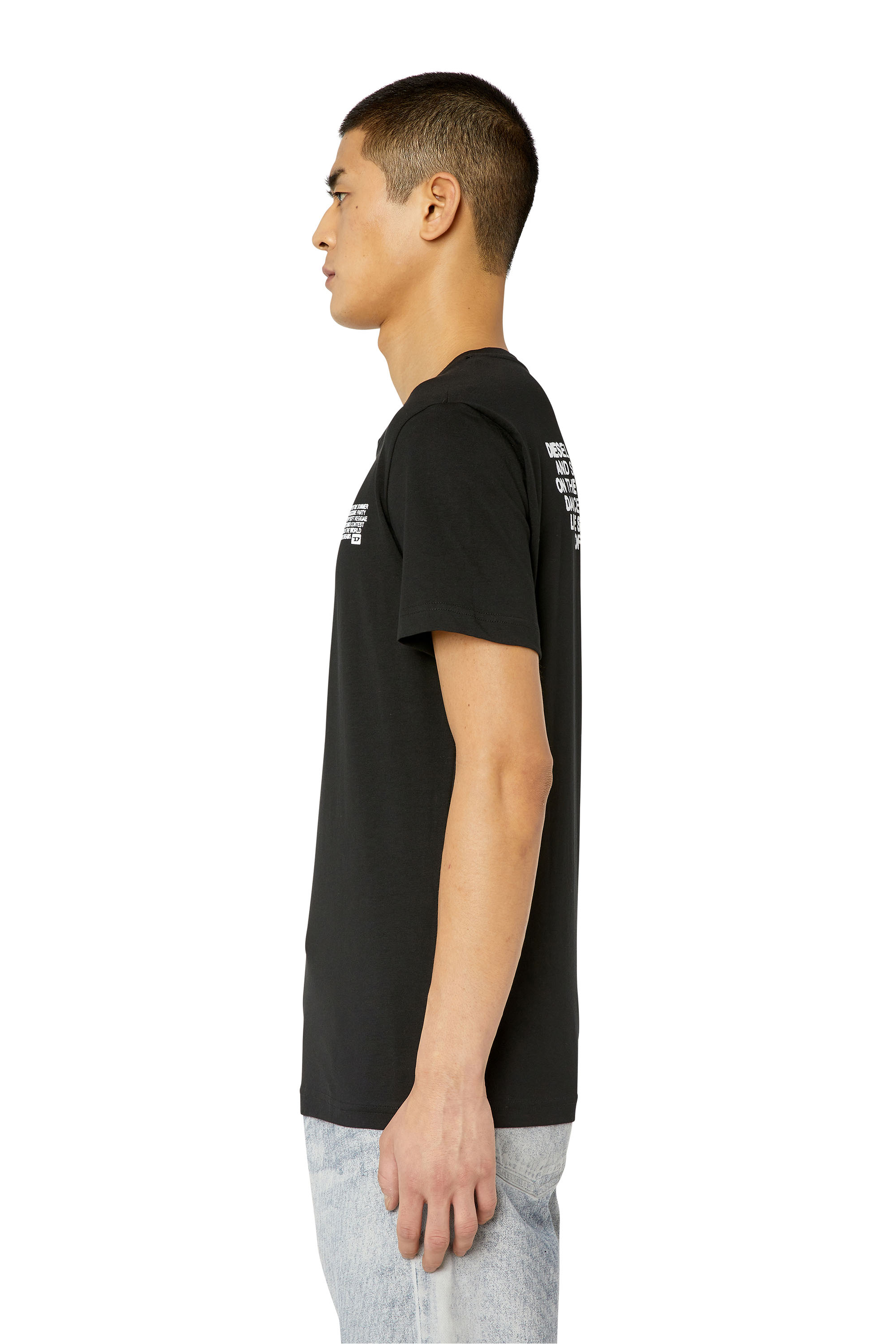 T-DIEGOR-K57 Man: T-shirt with Diesel Holiday logo print | Diesel