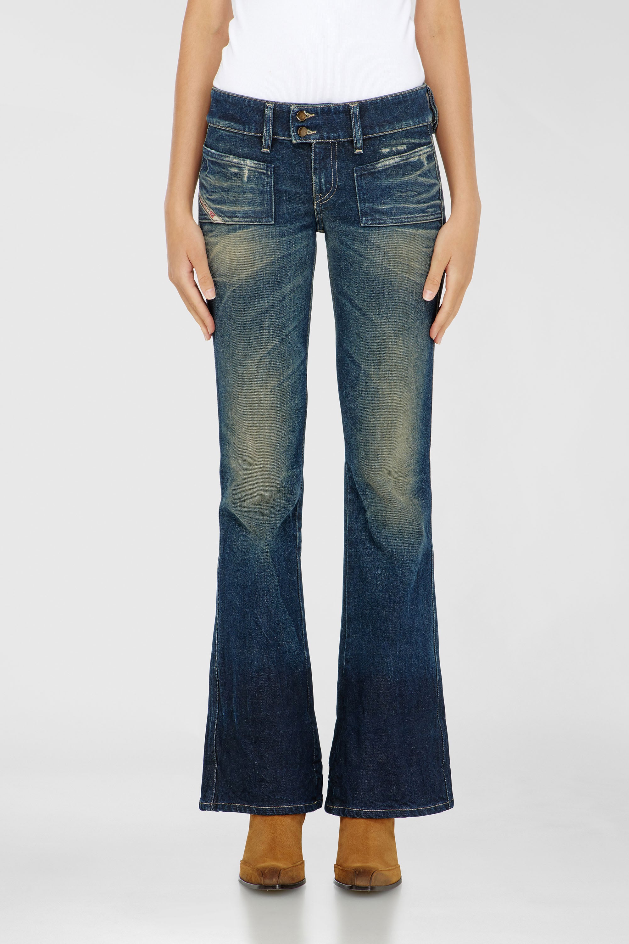 Diesel - Female's Bootcut Jeans D-Hush 007EH, Dark Blue - 4