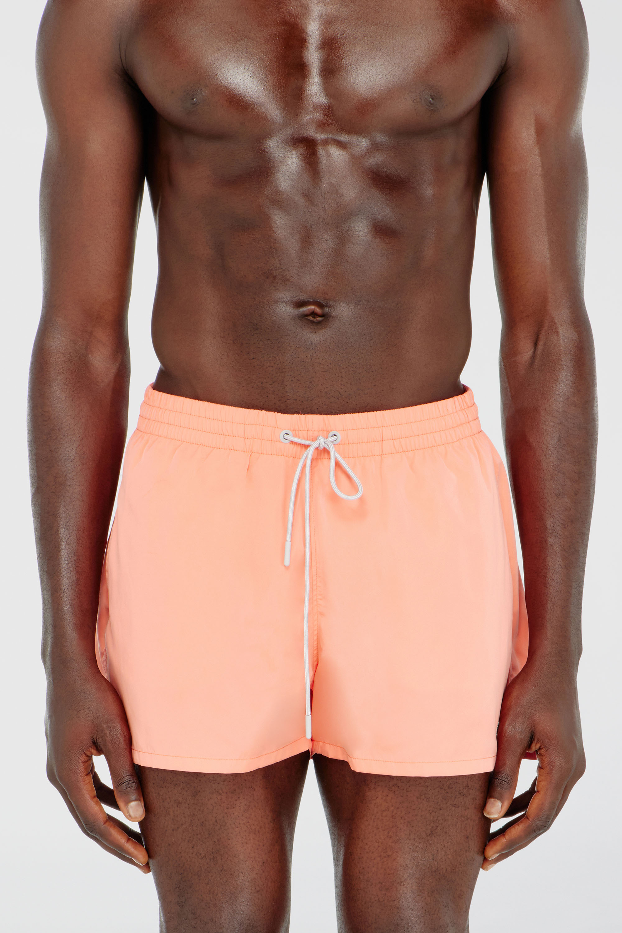 Short de bain avec logo Oval D m&eacute;tallique